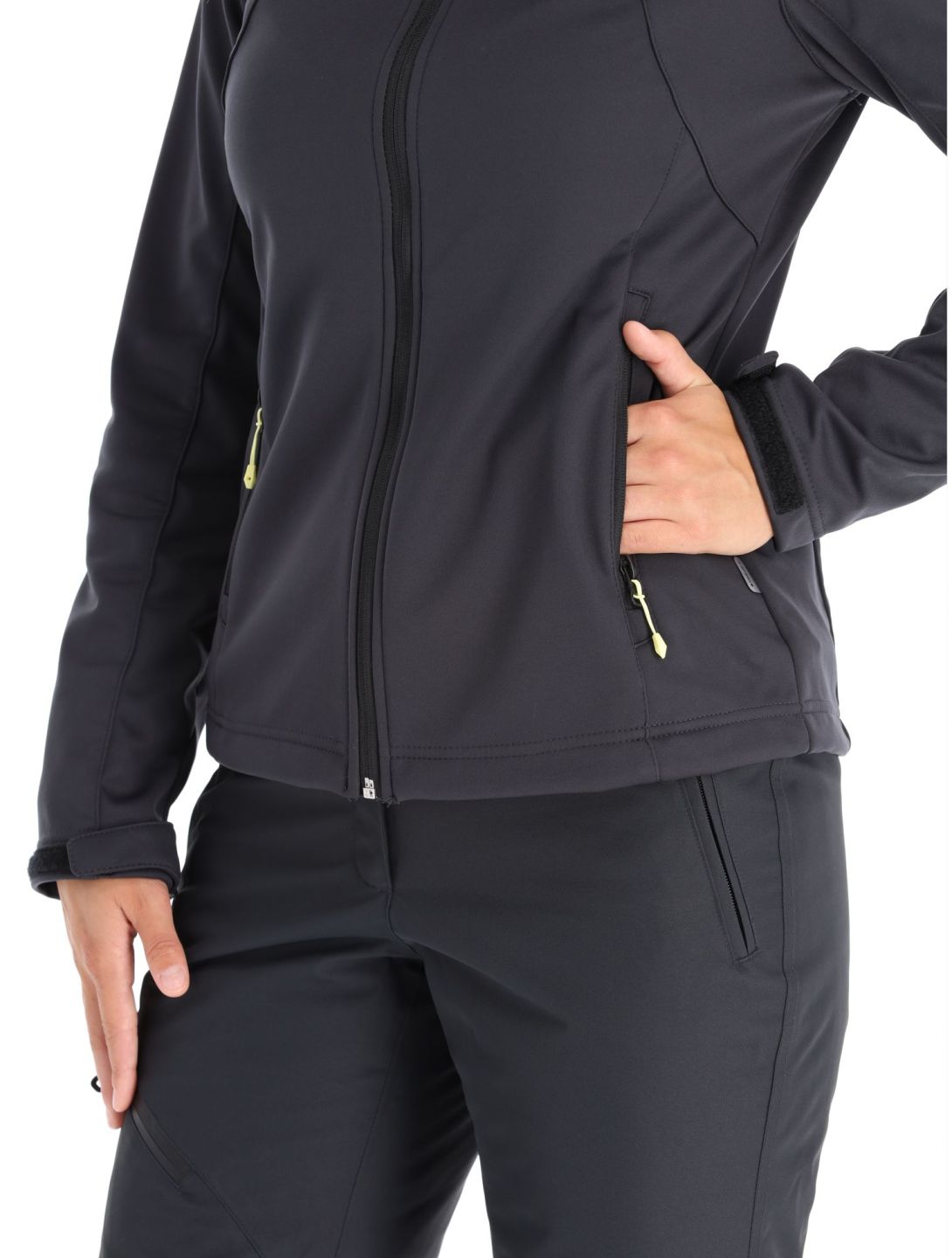 Icepeak, Boise AC Softshell jas dames Grijs 