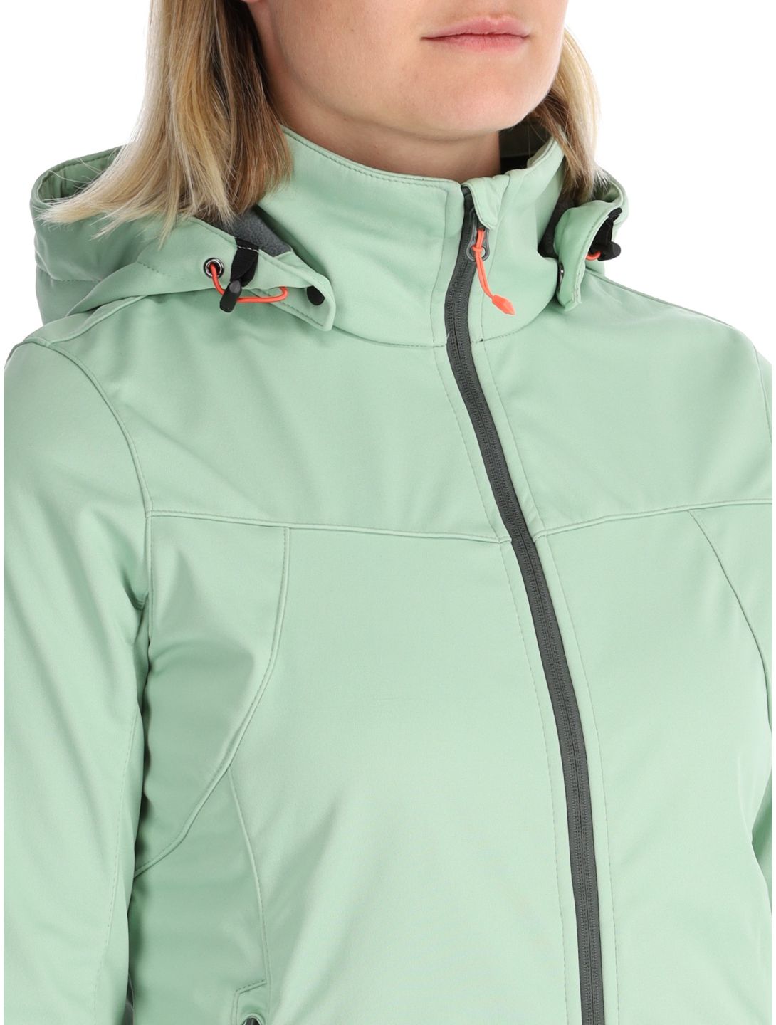 Icepeak, Boise softshell ski-jas dames Light Green groen 