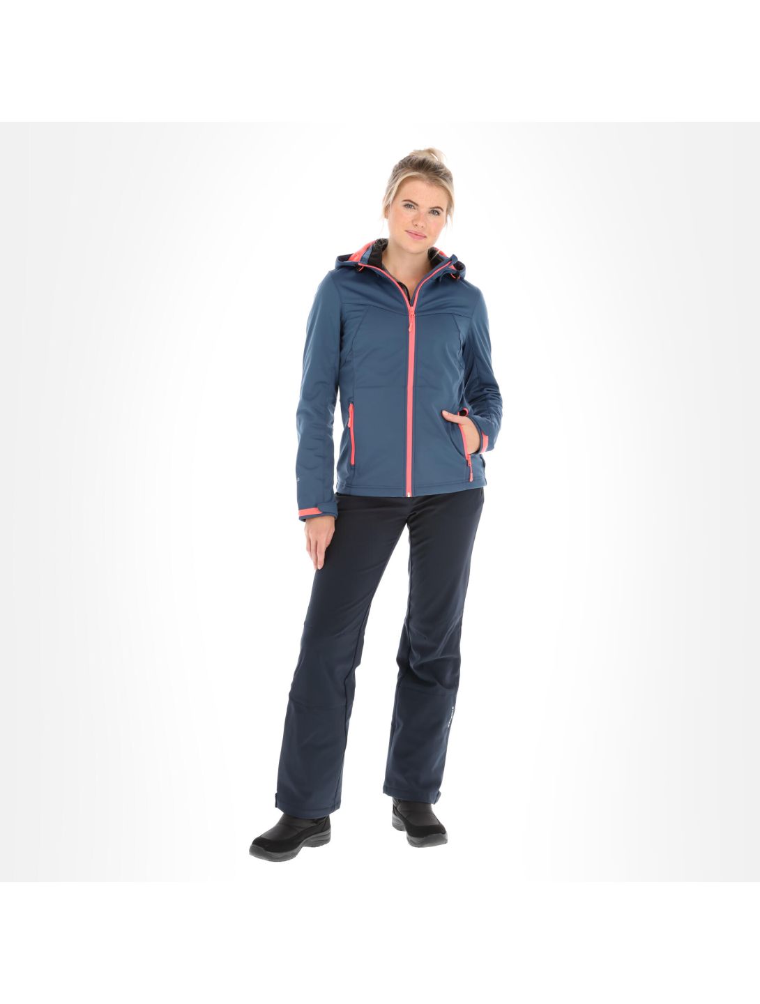 Icepeak, Boise softshell ski-jas dames Blauw