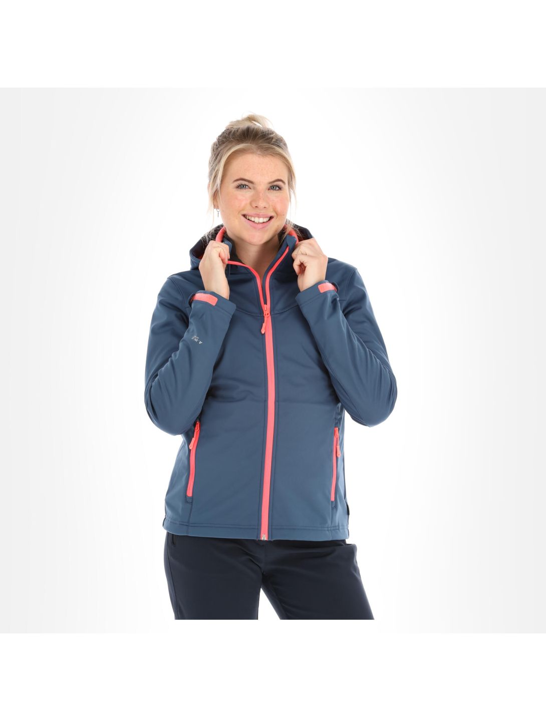 Icepeak, Boise softshell ski-jas dames Blauw