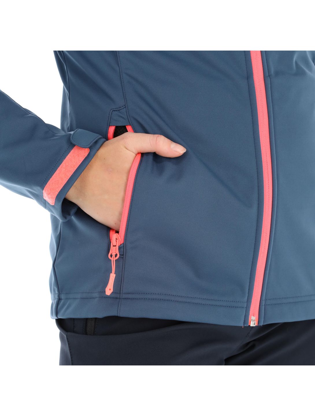 Icepeak, Boise softshell ski-jas dames Blauw