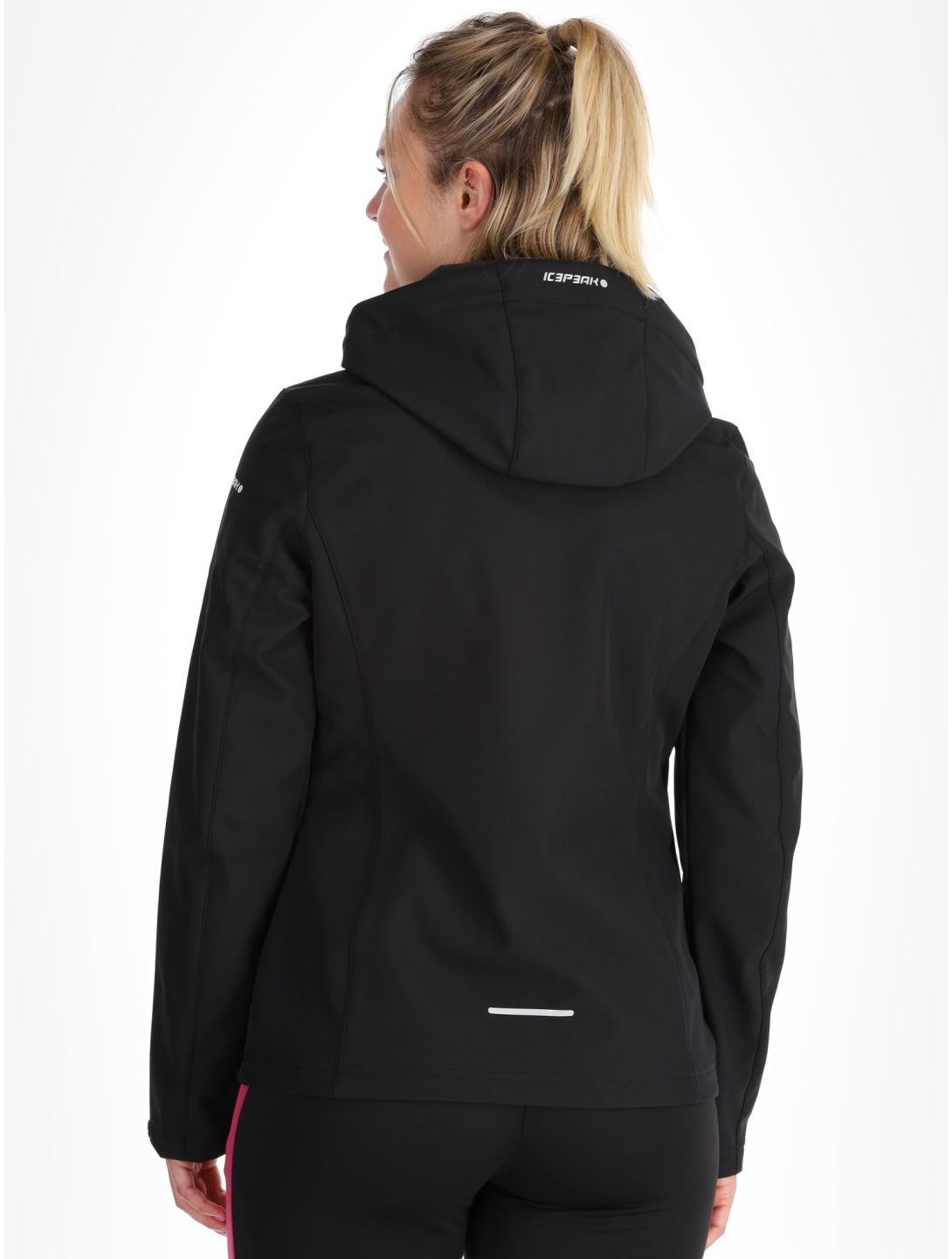 Icepeak, Brenham softshell ski-jas dames Basic Black zwart 