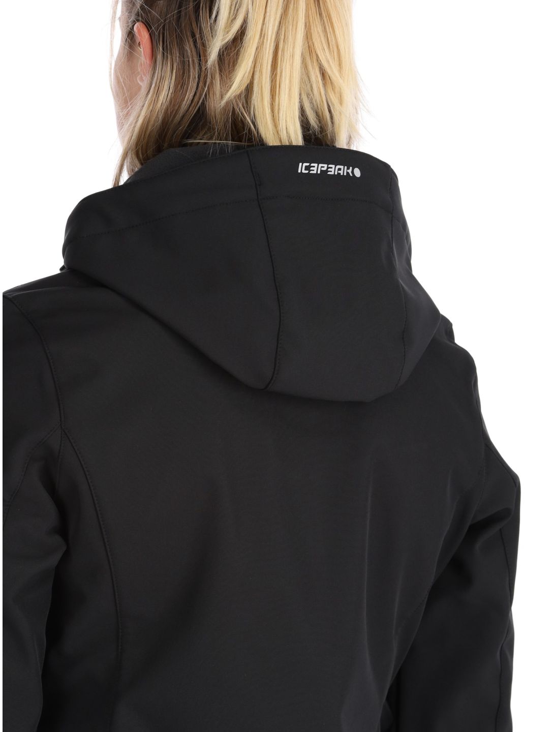 Icepeak, Brenham softshell ski-jas dames Basic Black zwart 