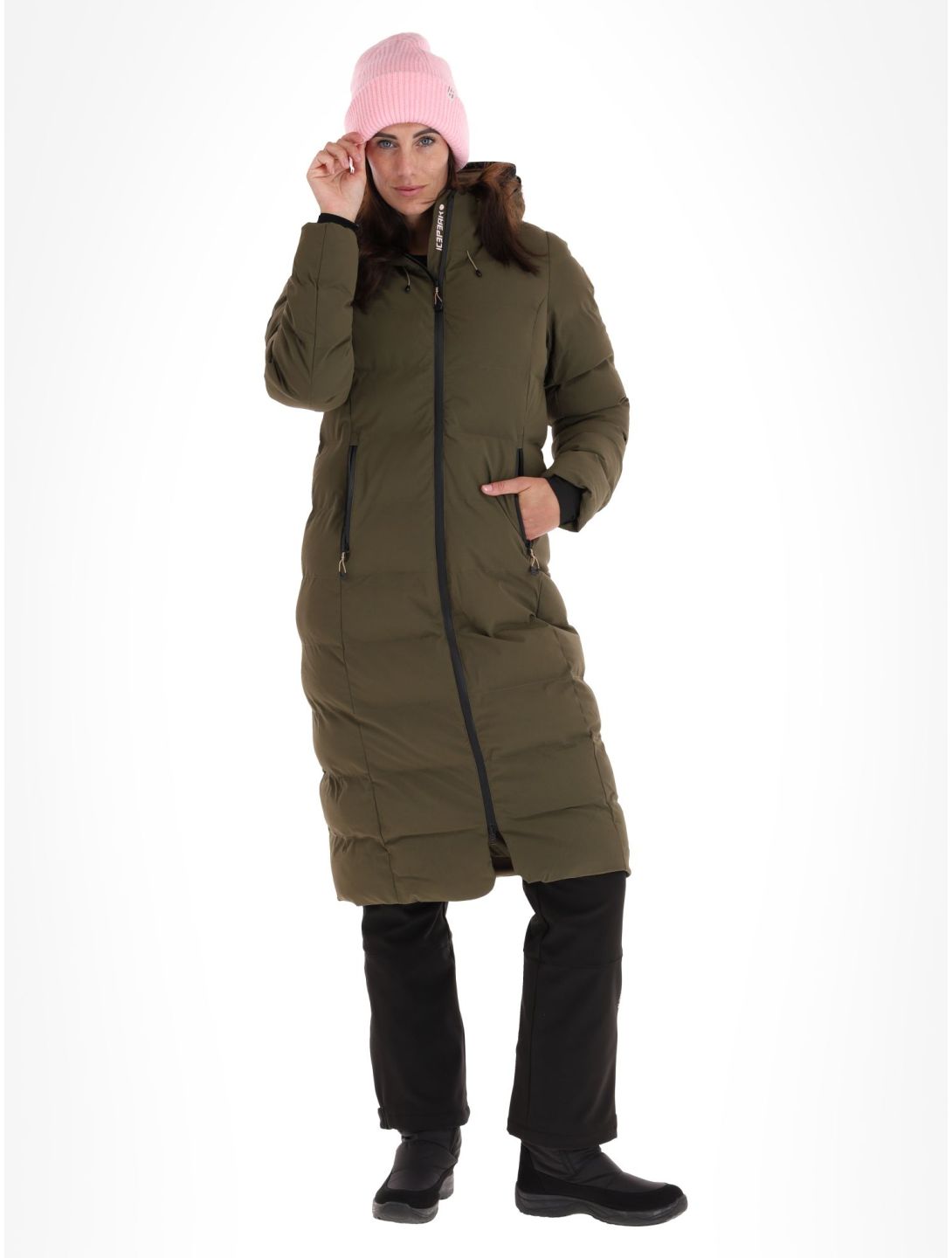 Icepeak, Brilon winterjas dames Dark Olive groen 