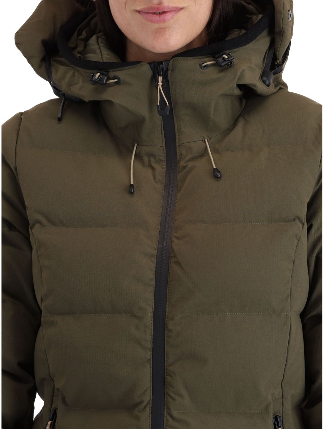 Icepeak, Brilon winterjas dames Dark Olive groen 