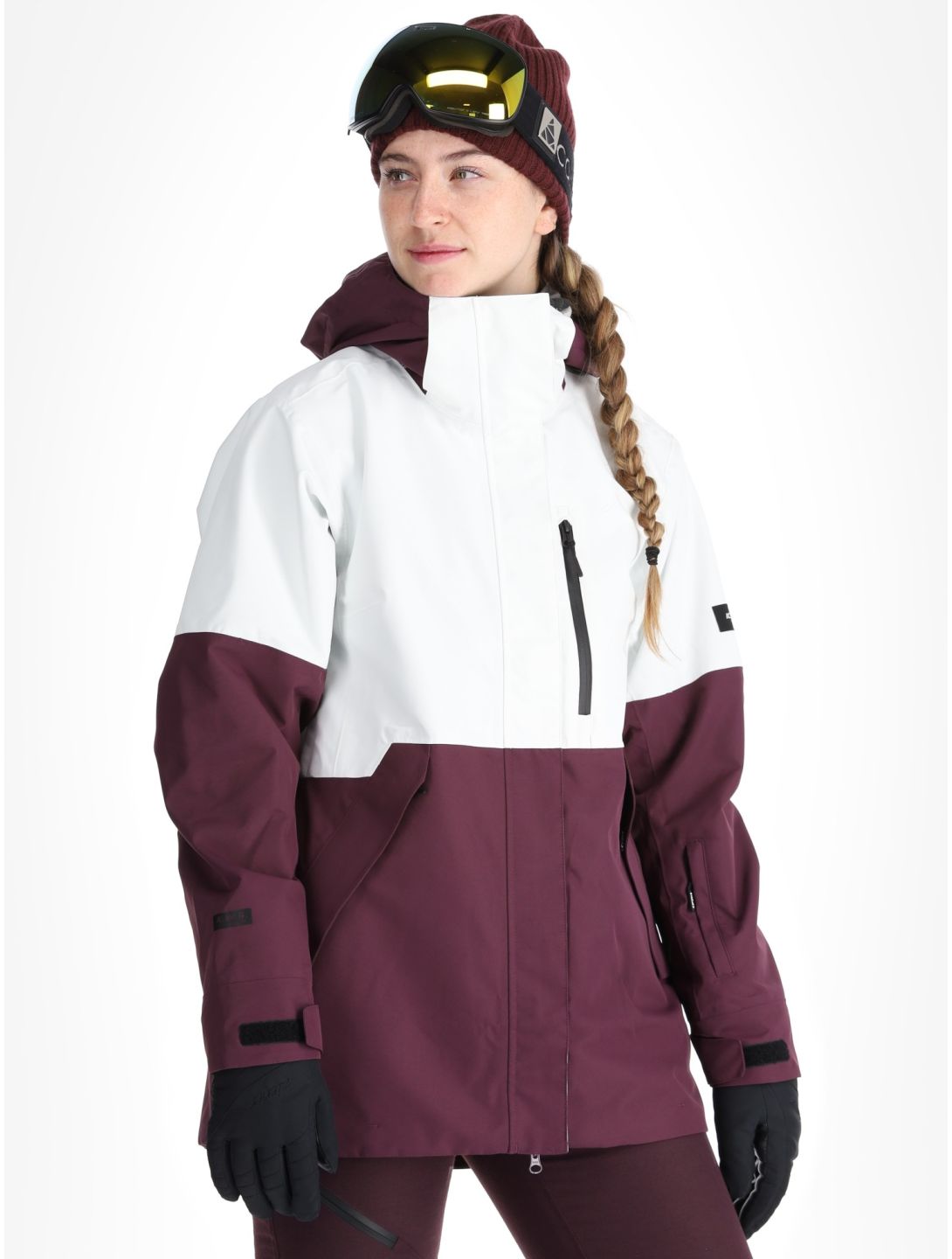 Icepeak, Cabot hardshell ski-jas dames Plum paars 