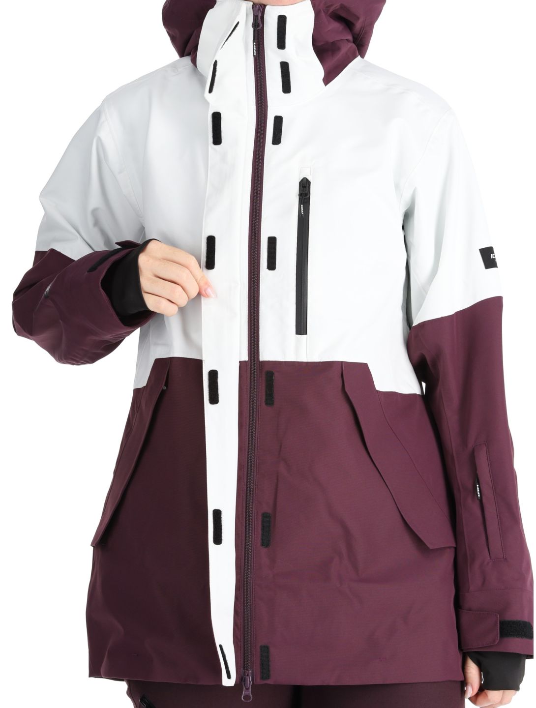 Icepeak, Cabot hardshell ski-jas dames Plum paars 