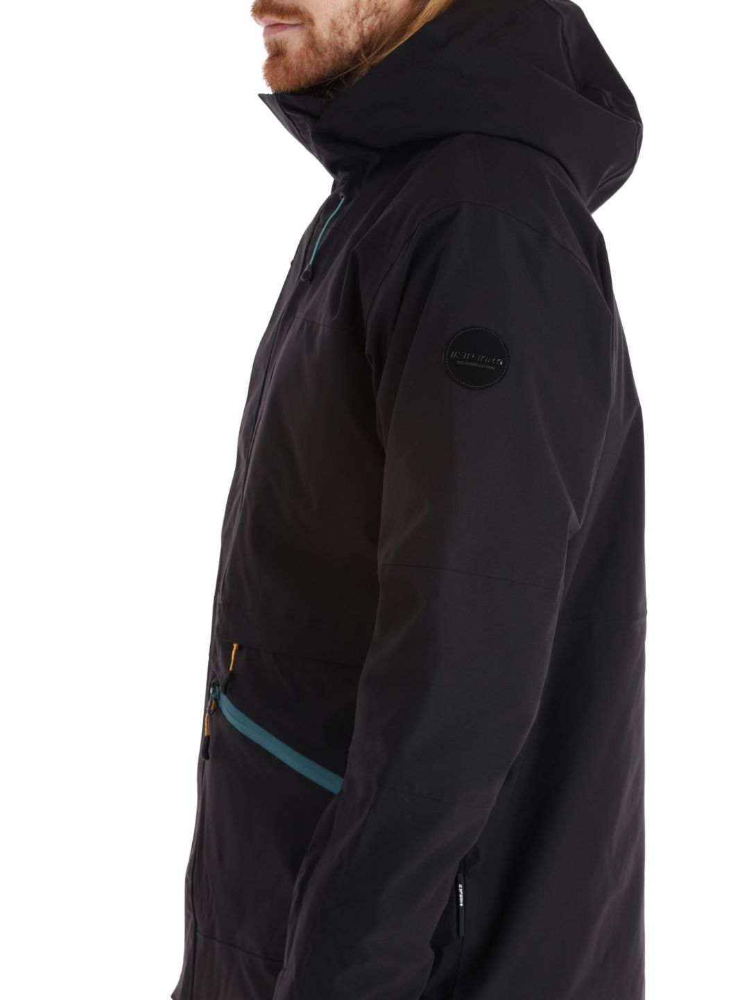 Icepeak, Cale AA Jas gevoerd heren Black Zwart 