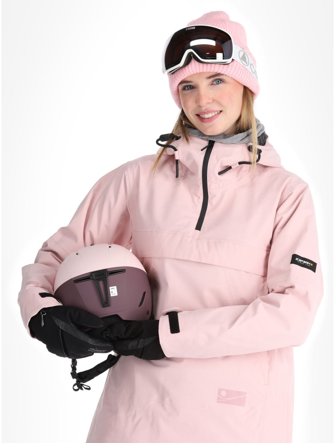 Icepeak, Calio AF Anorak dames Baby Pink Roze 