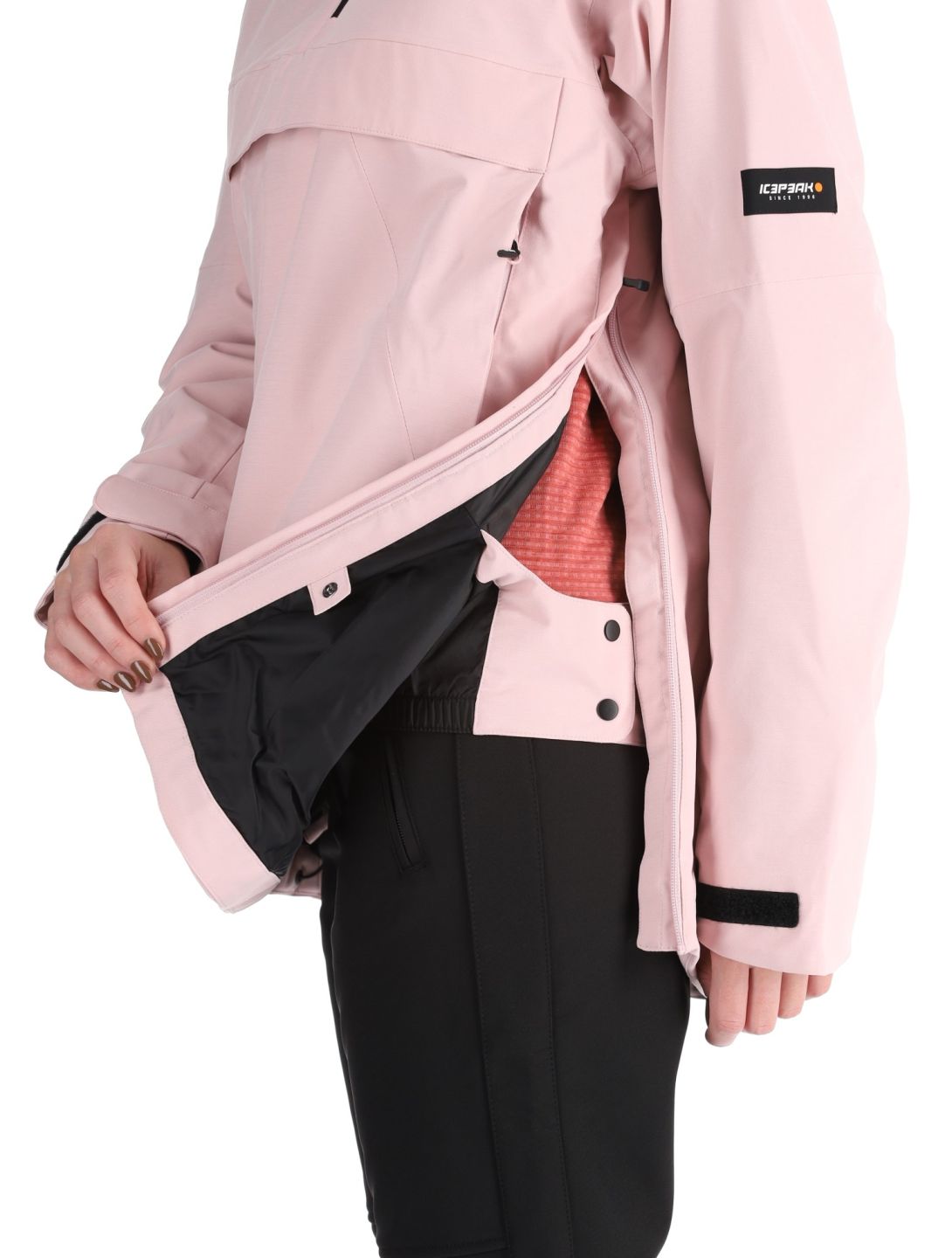 Icepeak, Calio AF Anorak dames Baby Pink Roze 