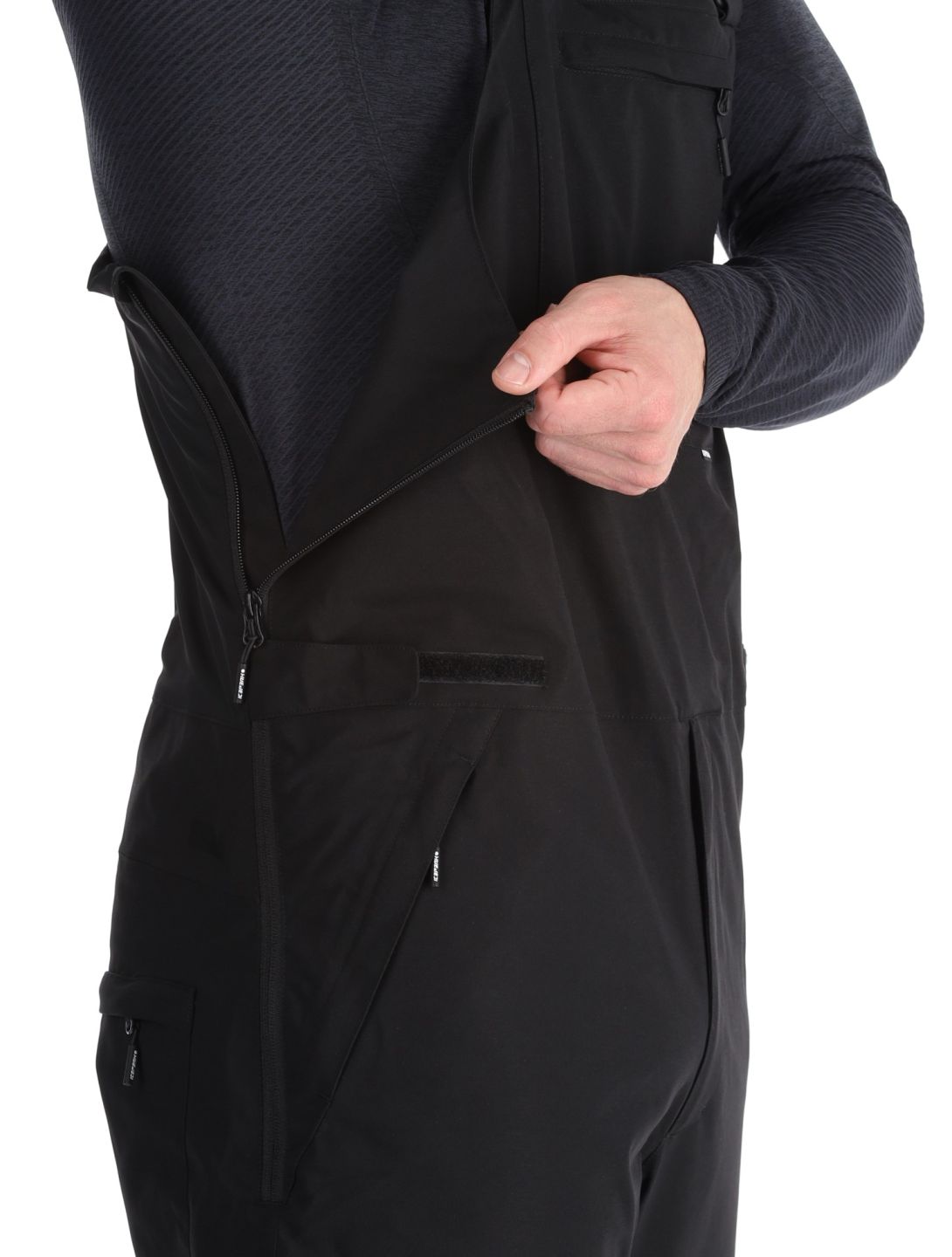 Icepeak, Cambo BA Skibroek Gevoerd heren Black Zwart 