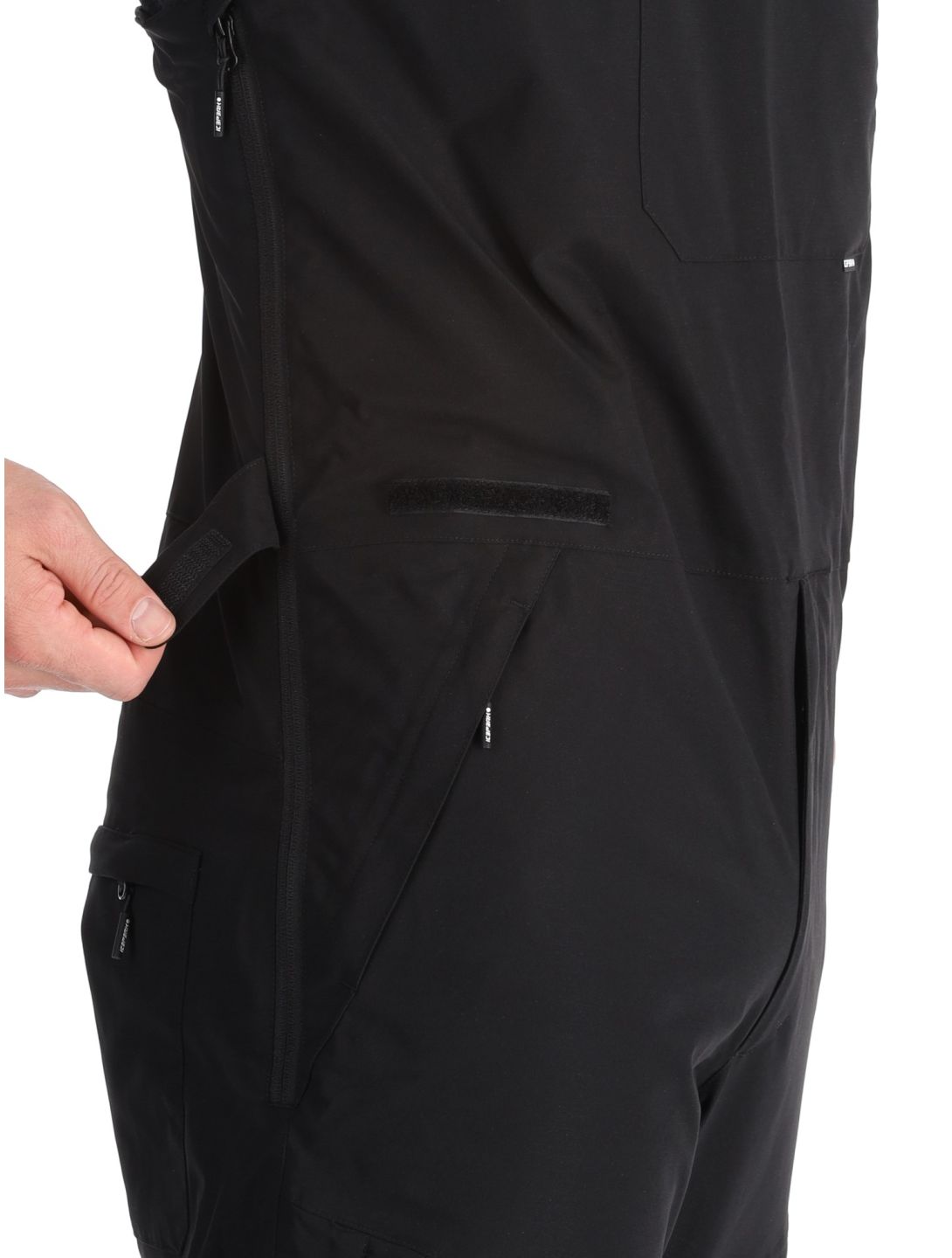 Icepeak, Cambo BA Skibroek Gevoerd heren Black Zwart 