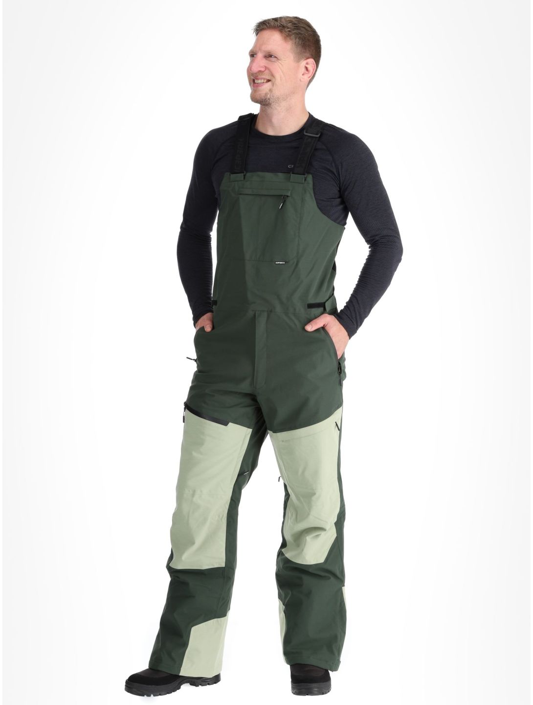 Icepeak, Cambo BA Skibroek Gevoerd heren Dark Olive Groen 