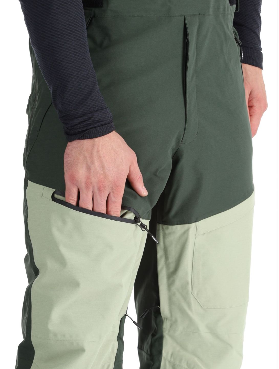 Icepeak, Cambo BA Skibroek Gevoerd heren Dark Olive Groen 