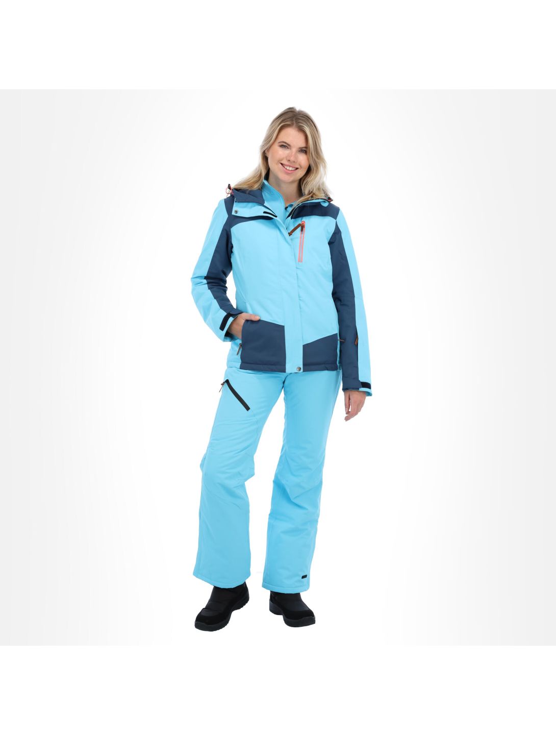 Icepeak, Casena ski-jas dames turquoise Blauw