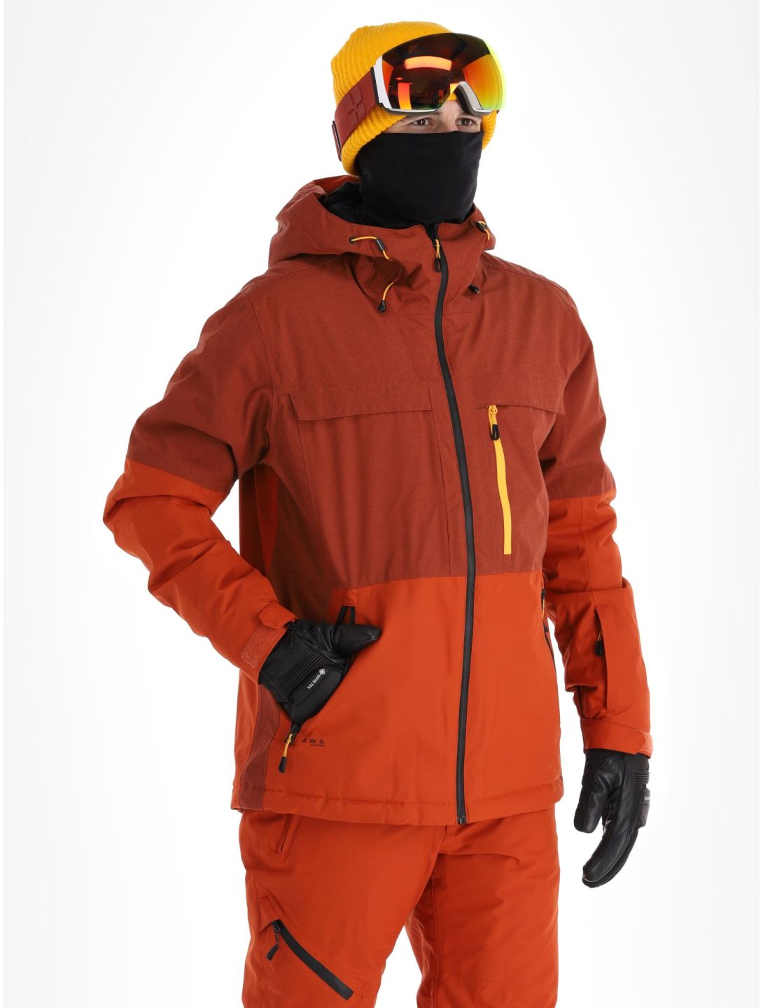 Icepeak, Castres AA Jas gevoerd heren Cranberry Rood 