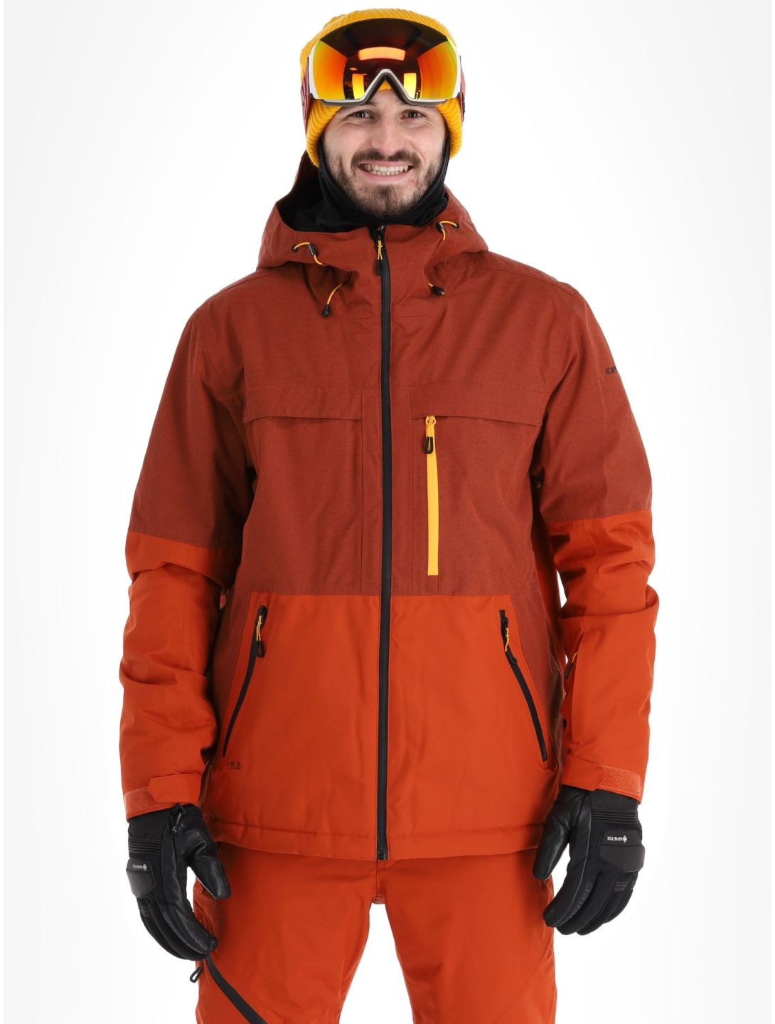 Icepeak, Castres AA Jas gevoerd heren Cranberry Rood 