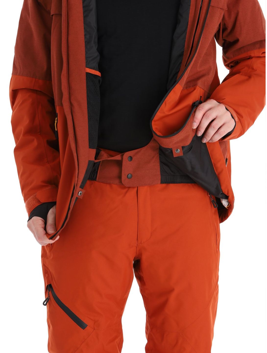 Icepeak, Castres AA Jas gevoerd heren Cranberry Rood 