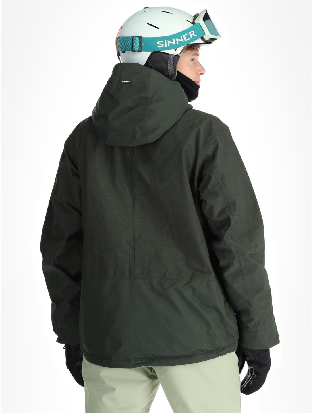 Icepeak, Castres AA Jas gevoerd heren Dark Olive Groen 