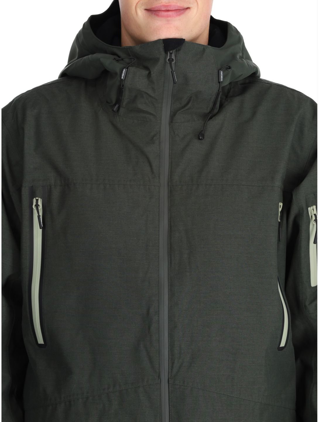 Icepeak, Castres AA Jas gevoerd heren Dark Olive Groen 