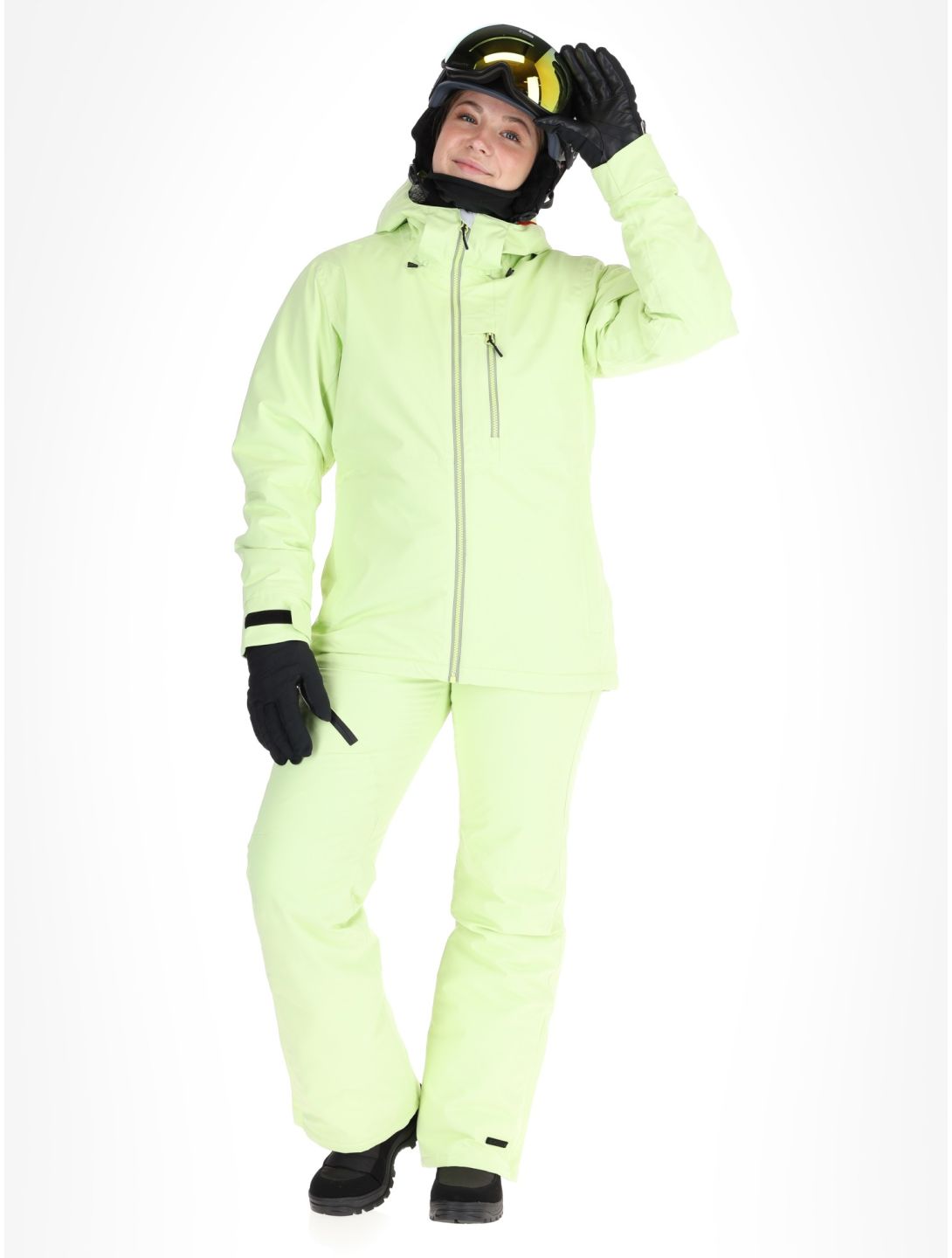 Icepeak, Cathay AA Jas gevoerd dames Light Green Groen 