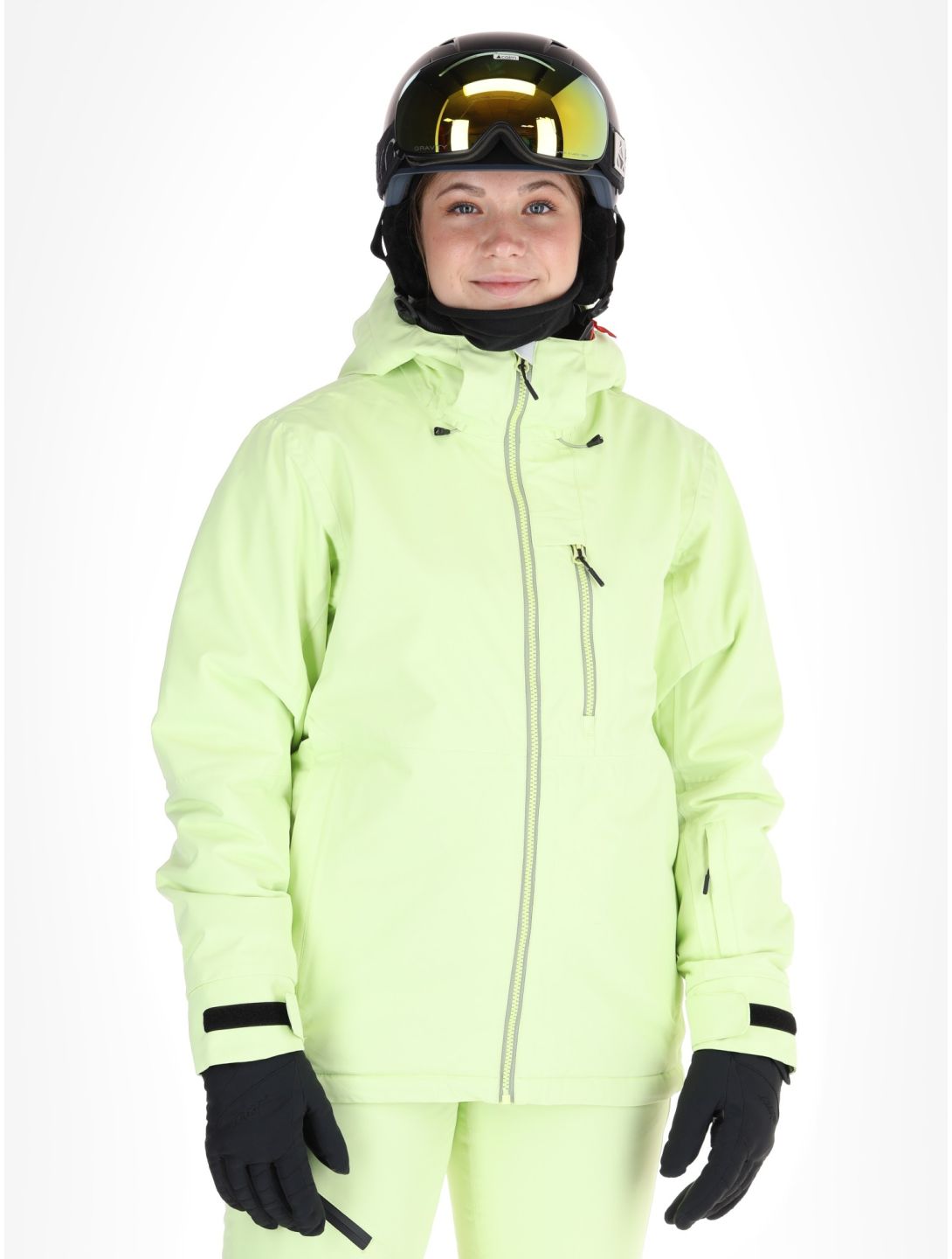 Icepeak, Cathay AA Jas gevoerd dames Light Green Groen 