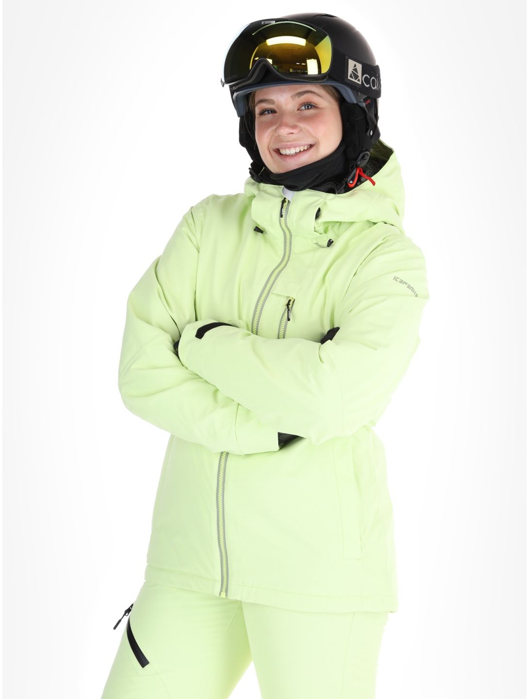 Icepeak, Cathay AA Jas gevoerd dames Light Green Groen 