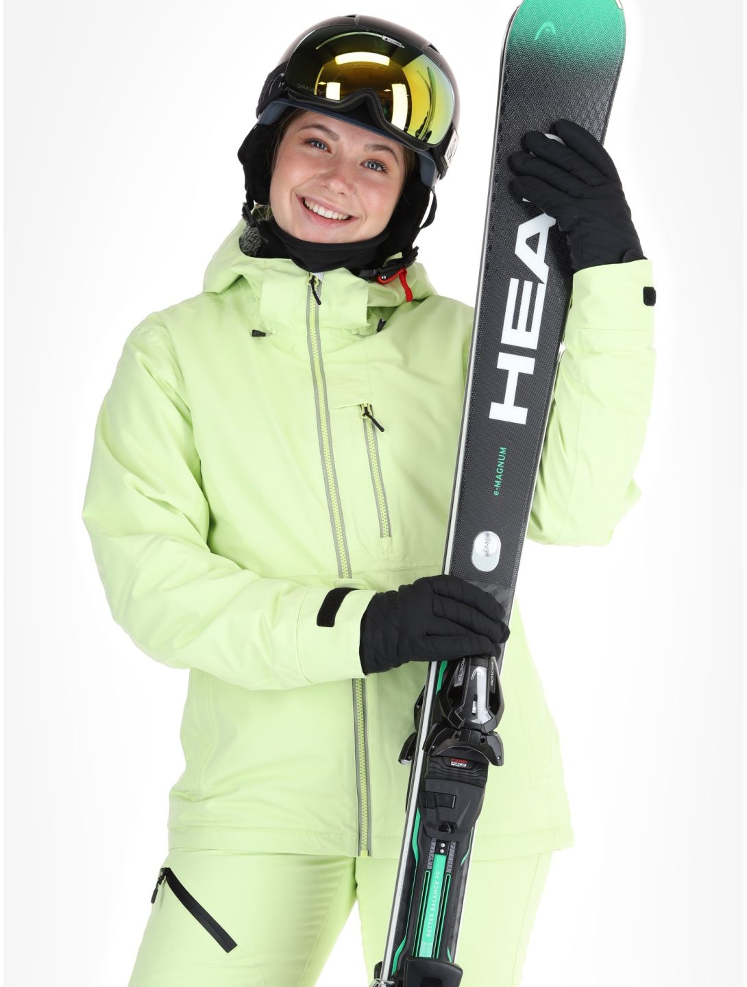 Icepeak, Cathay AA Jas gevoerd dames Light Green Groen 