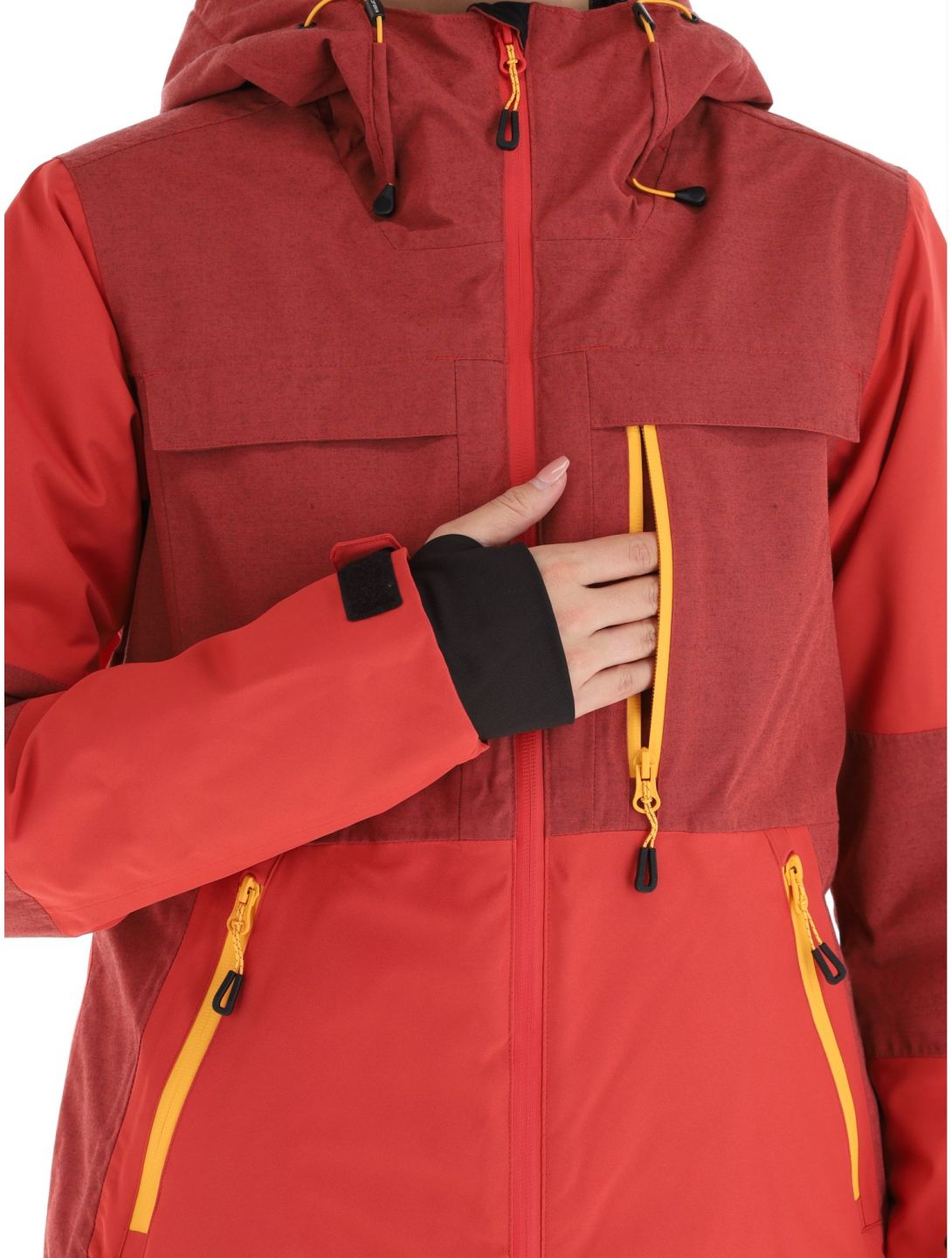 Icepeak, Cavour AA Jas gevoerd dames Cranberry Rood 