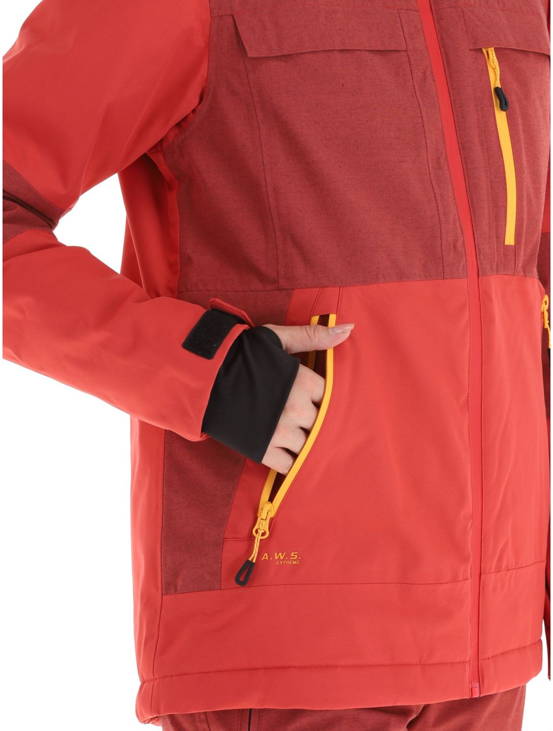 Icepeak, Cavour AA Jas gevoerd dames Cranberry Rood 