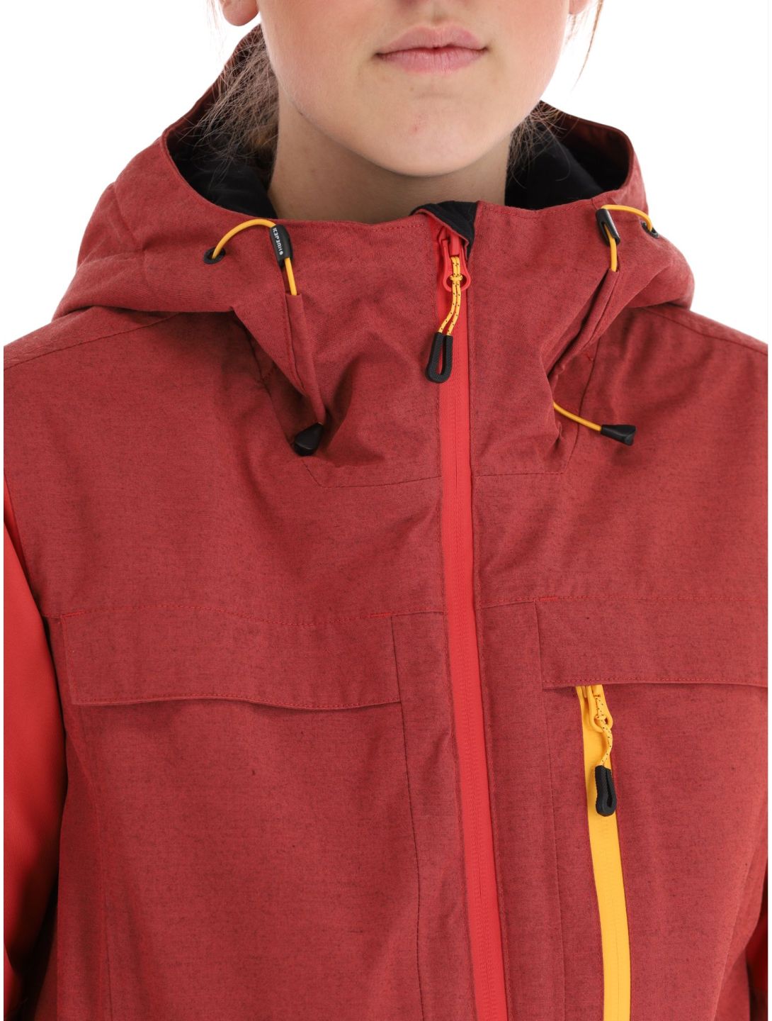 Icepeak, Cavour AA Jas gevoerd dames Cranberry Rood 