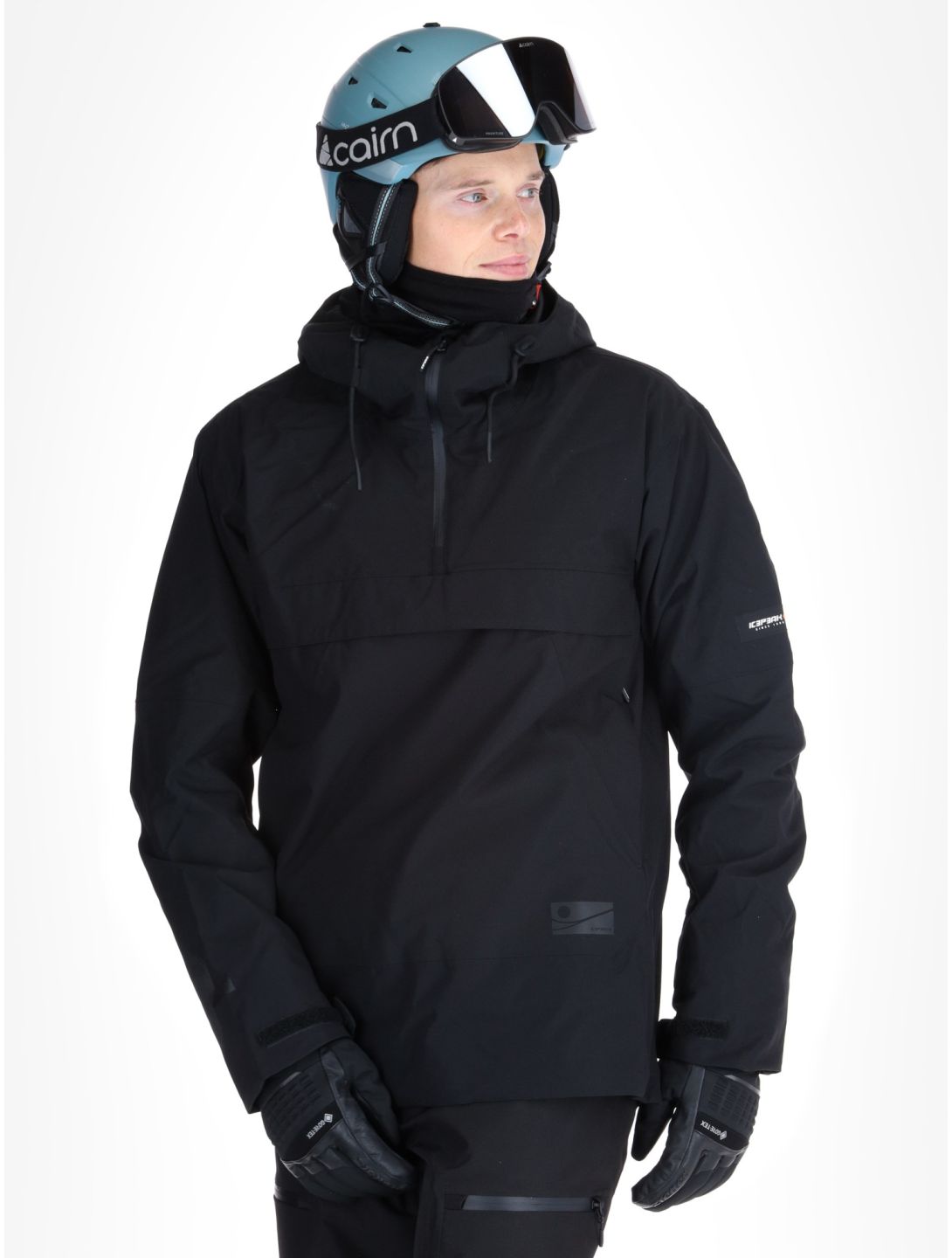 Icepeak, Charlton AA Jas gevoerd heren Black Zwart 