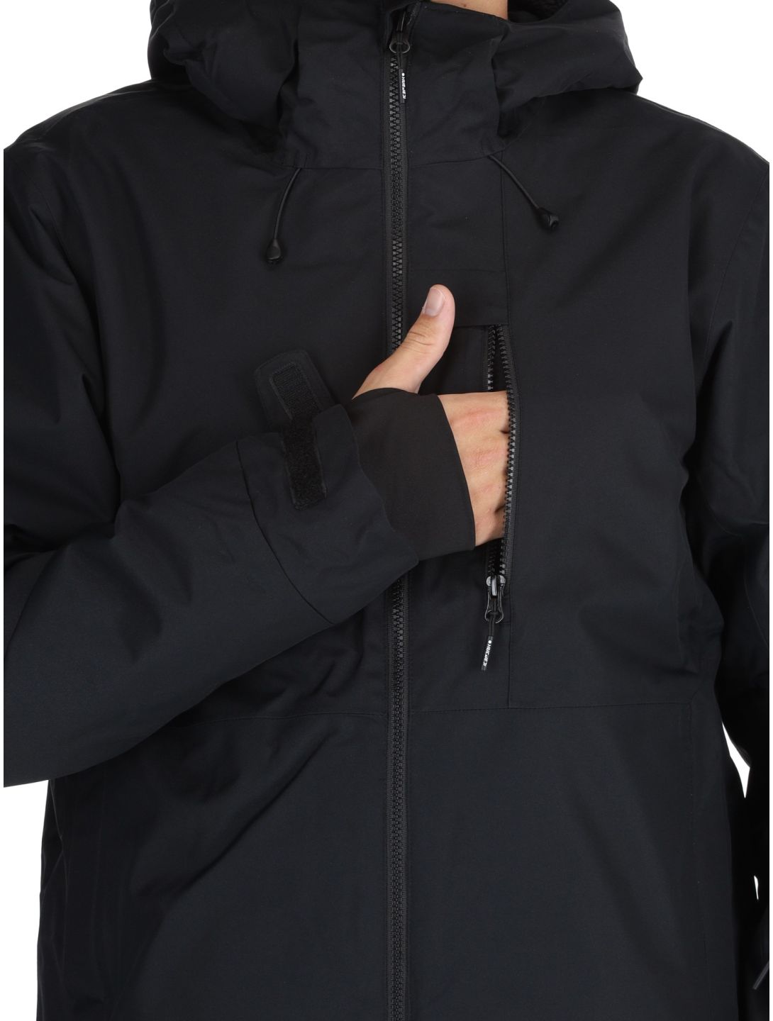 Icepeak, Chester AA Jas gevoerd heren Black Zwart 