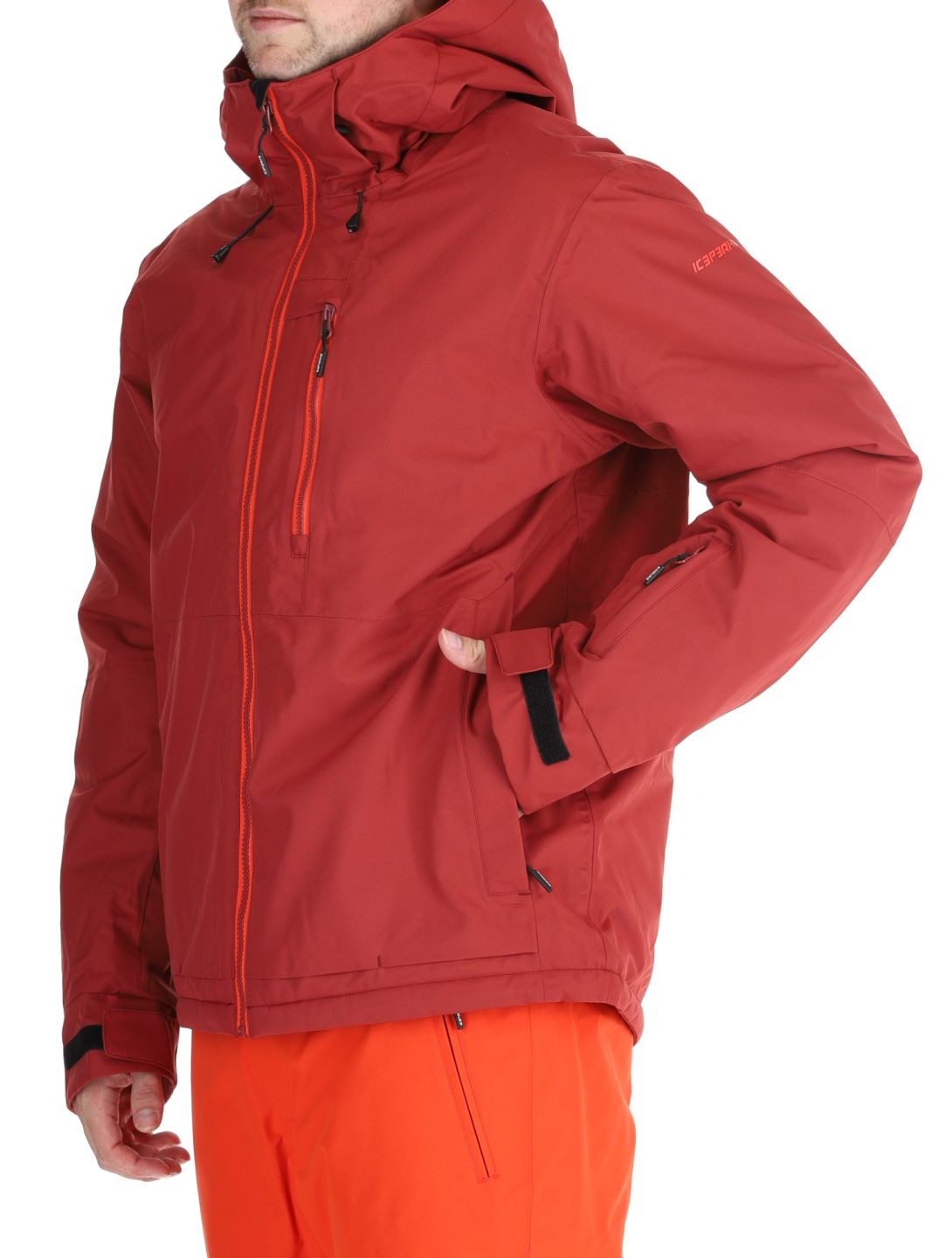 Icepeak, Chester AA Jas gevoerd heren Burned Orange Oranje 