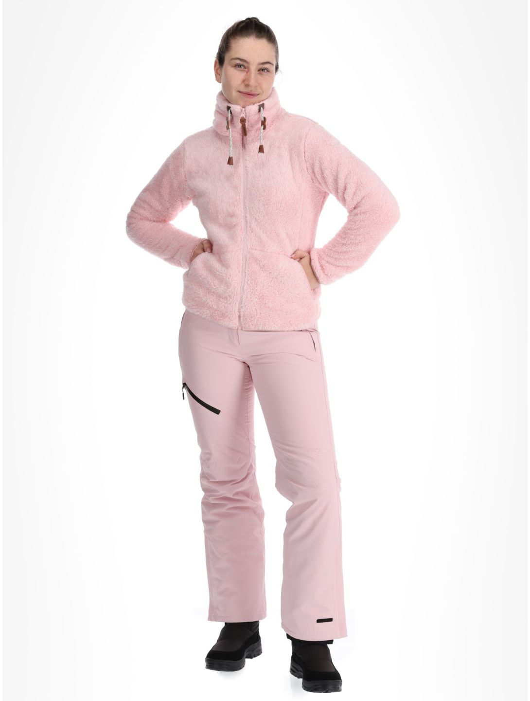 Icepeak, Colony EA Vest dames Baby Pink Roze 