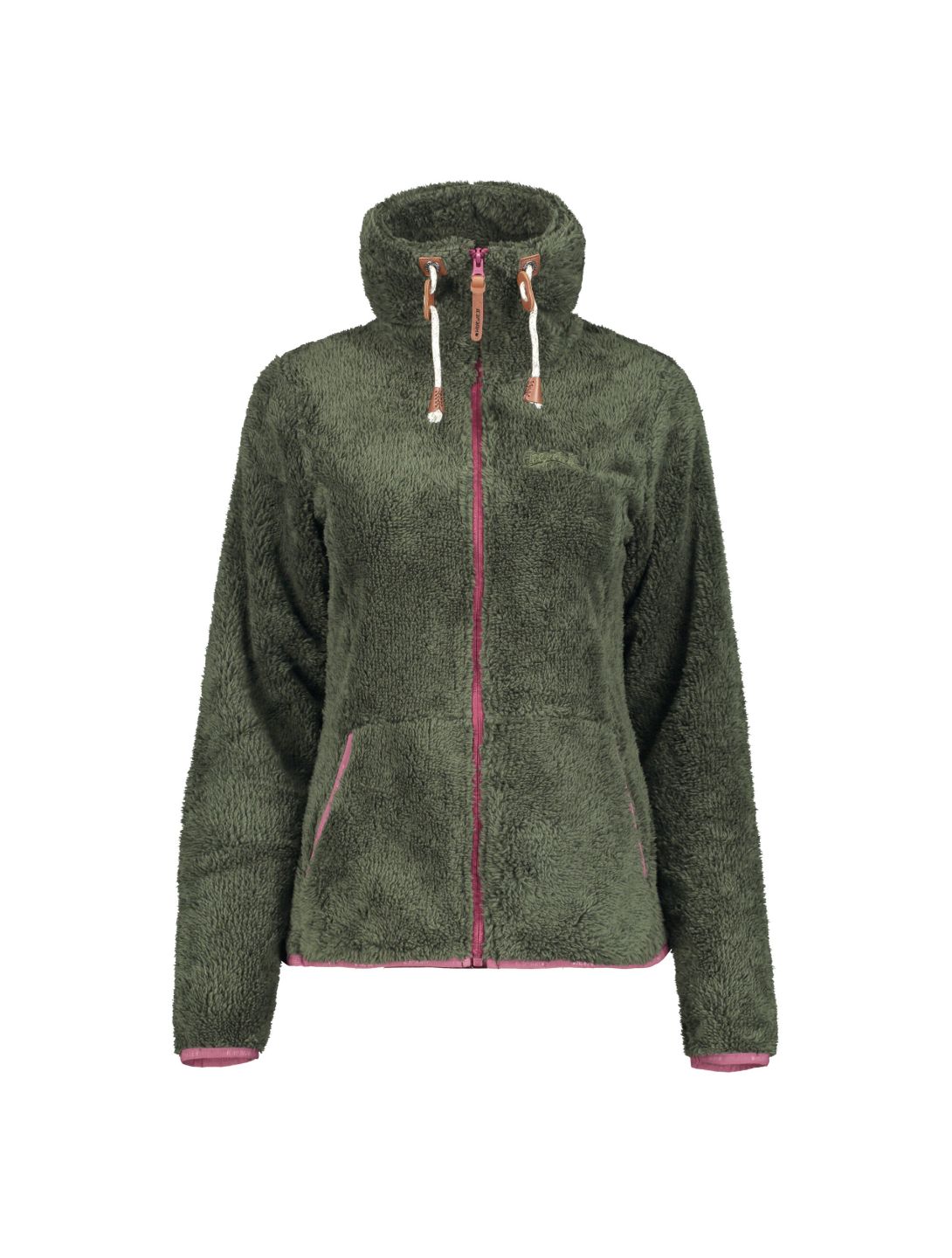 Icepeak, Colony vest dames dark olive Groen