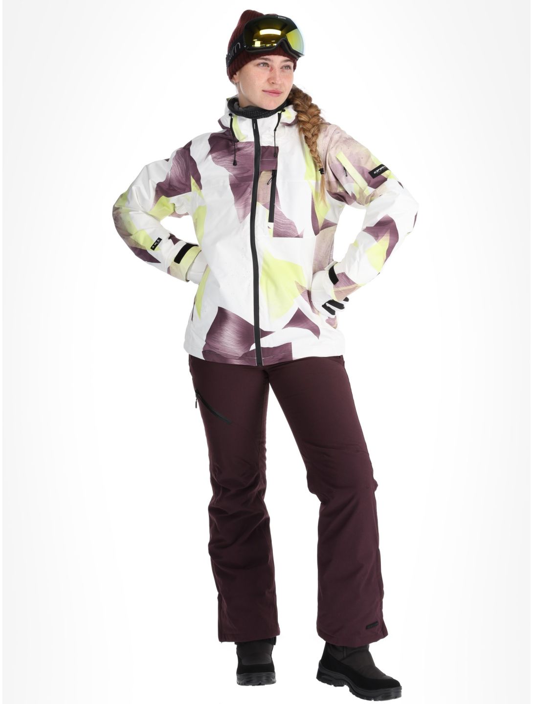 Icepeak, Creola AA Jas gevoerd dames Light Green Groen 