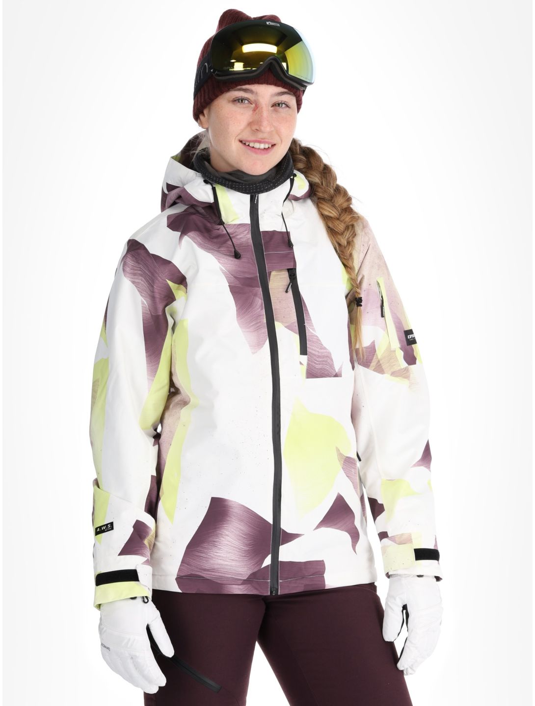 Icepeak, Creola AA Jas gevoerd dames Light Green Groen 