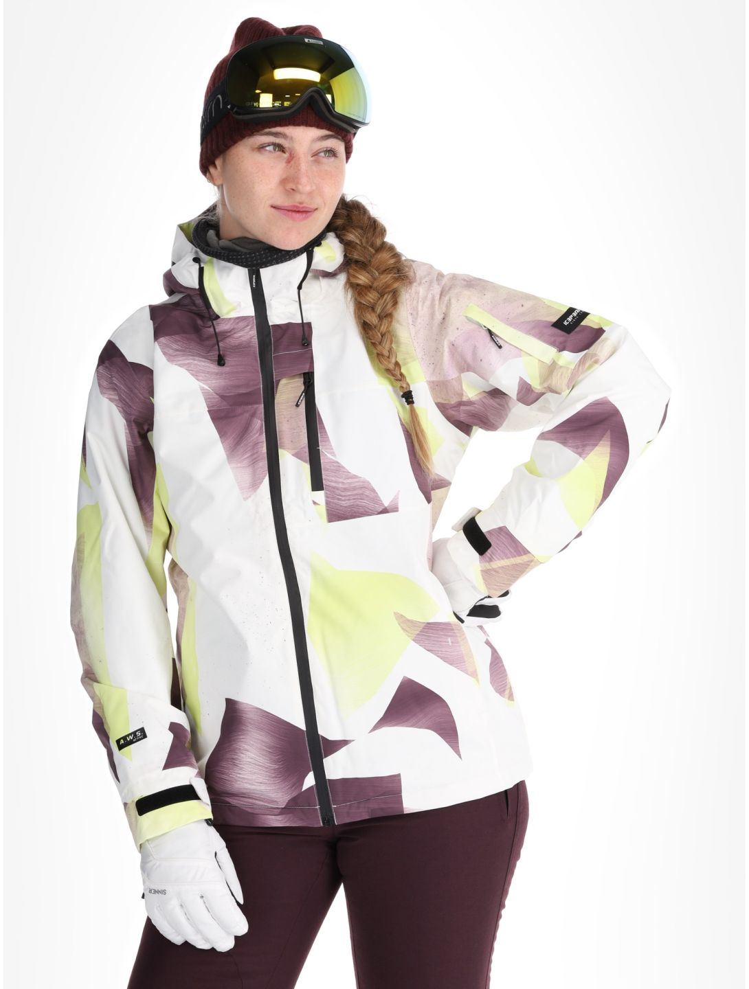 Icepeak, Creola AA Jas gevoerd dames Light Green Groen 