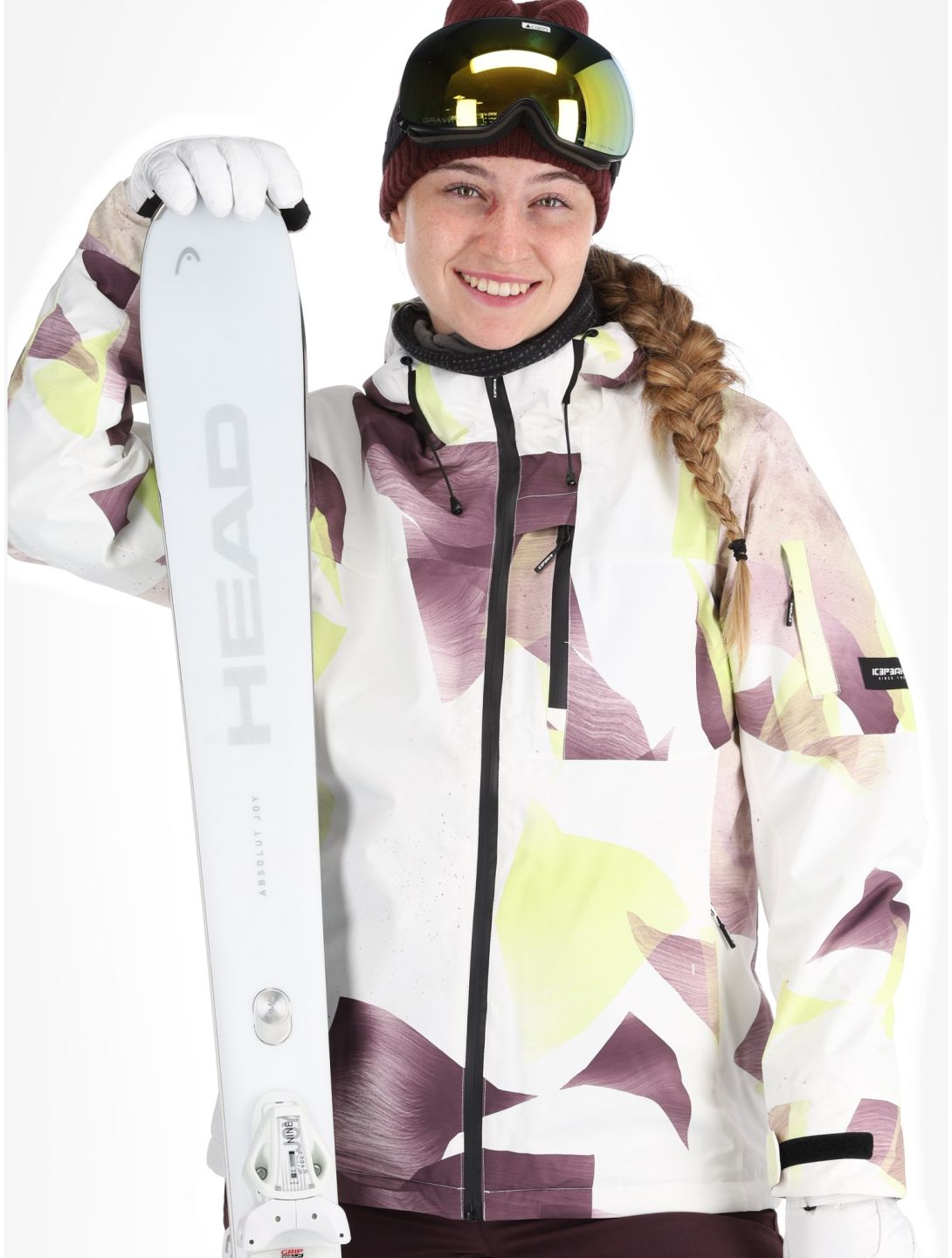 Icepeak, Creola AA Jas gevoerd dames Light Green Groen 