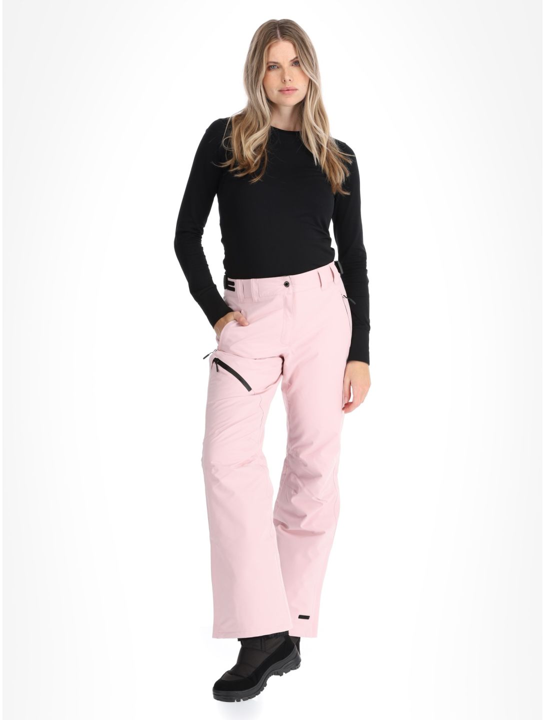 Icepeak, Curlew BA Skibroek Gevoerd dames Baby Pink Roze 