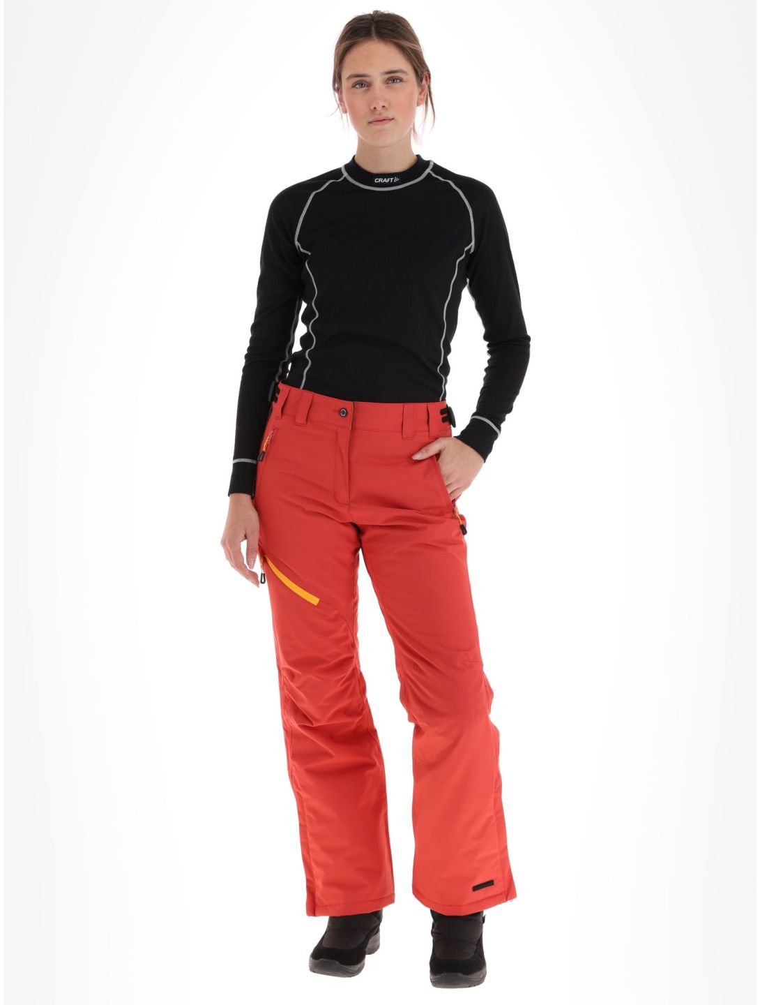 Icepeak, Curlew BA Skibroek Gevoerd dames Cranberry Rood 