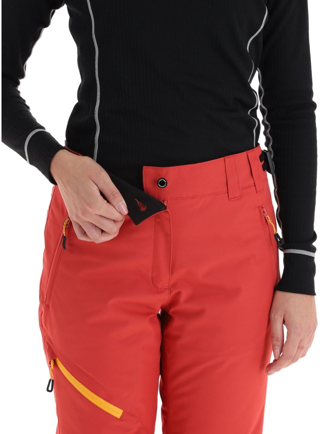 Icepeak, Curlew BA Skibroek Gevoerd dames Cranberry Rood 