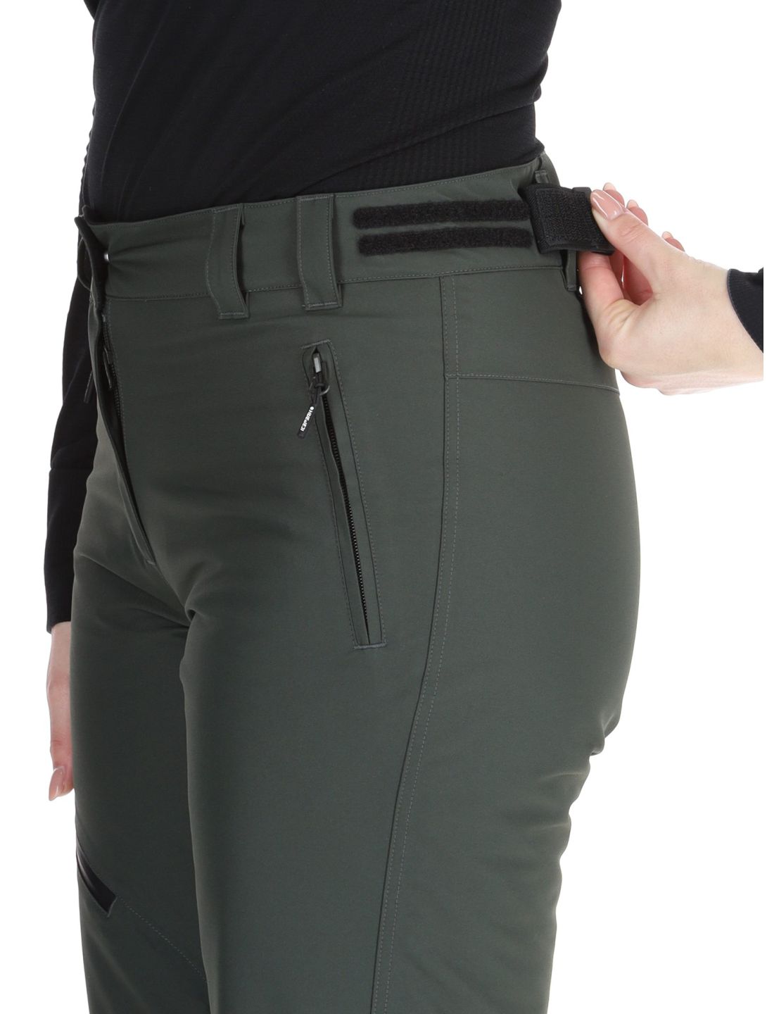 Icepeak, Curlew BA Skibroek Gevoerd dames Dark Olive Groen 