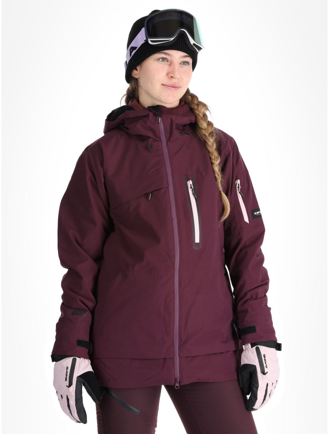 Icepeak, Curran AA Jas gevoerd dames Plum Paars 