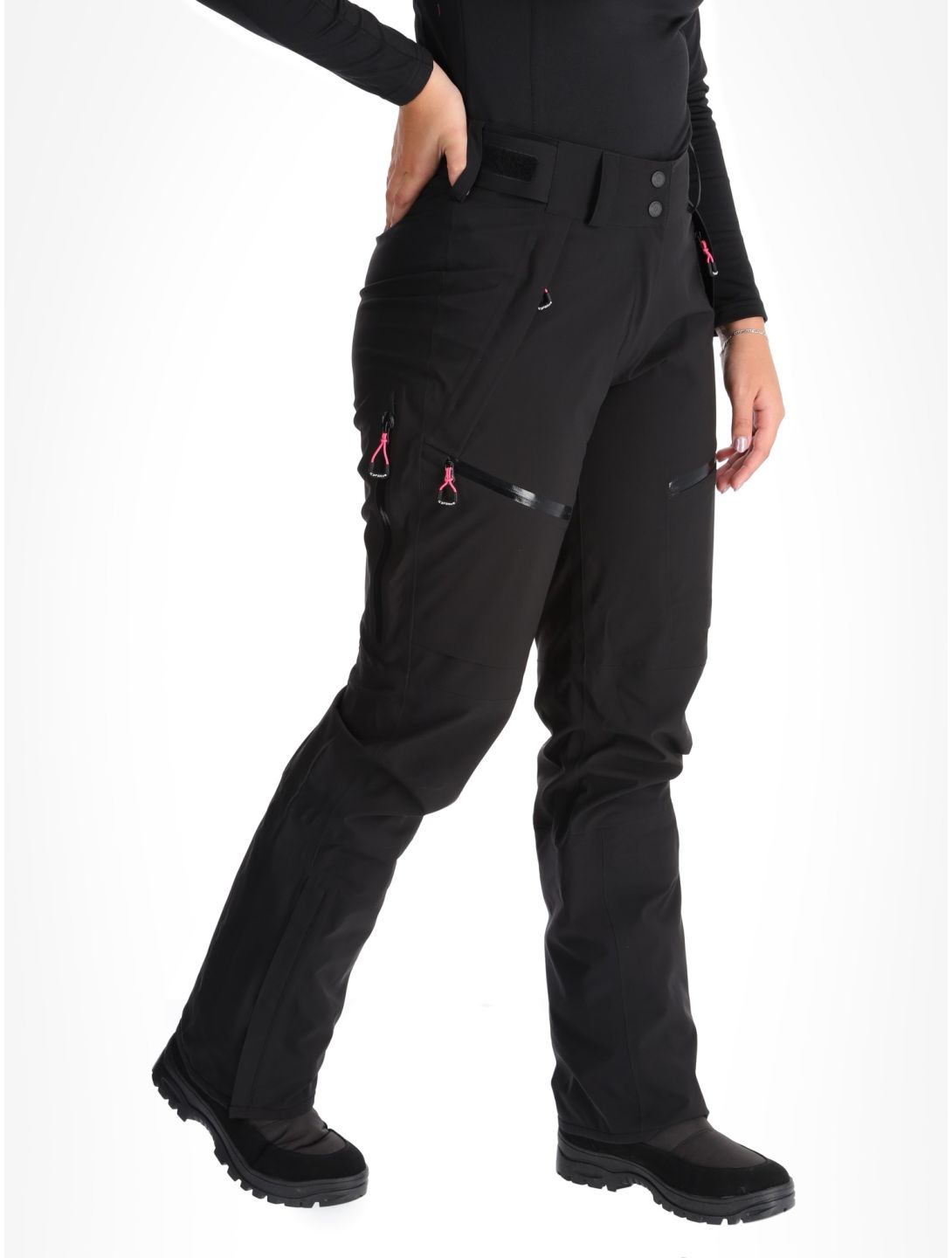 Icepeak, Dairborn hardshell skibroek dames Black zwart 