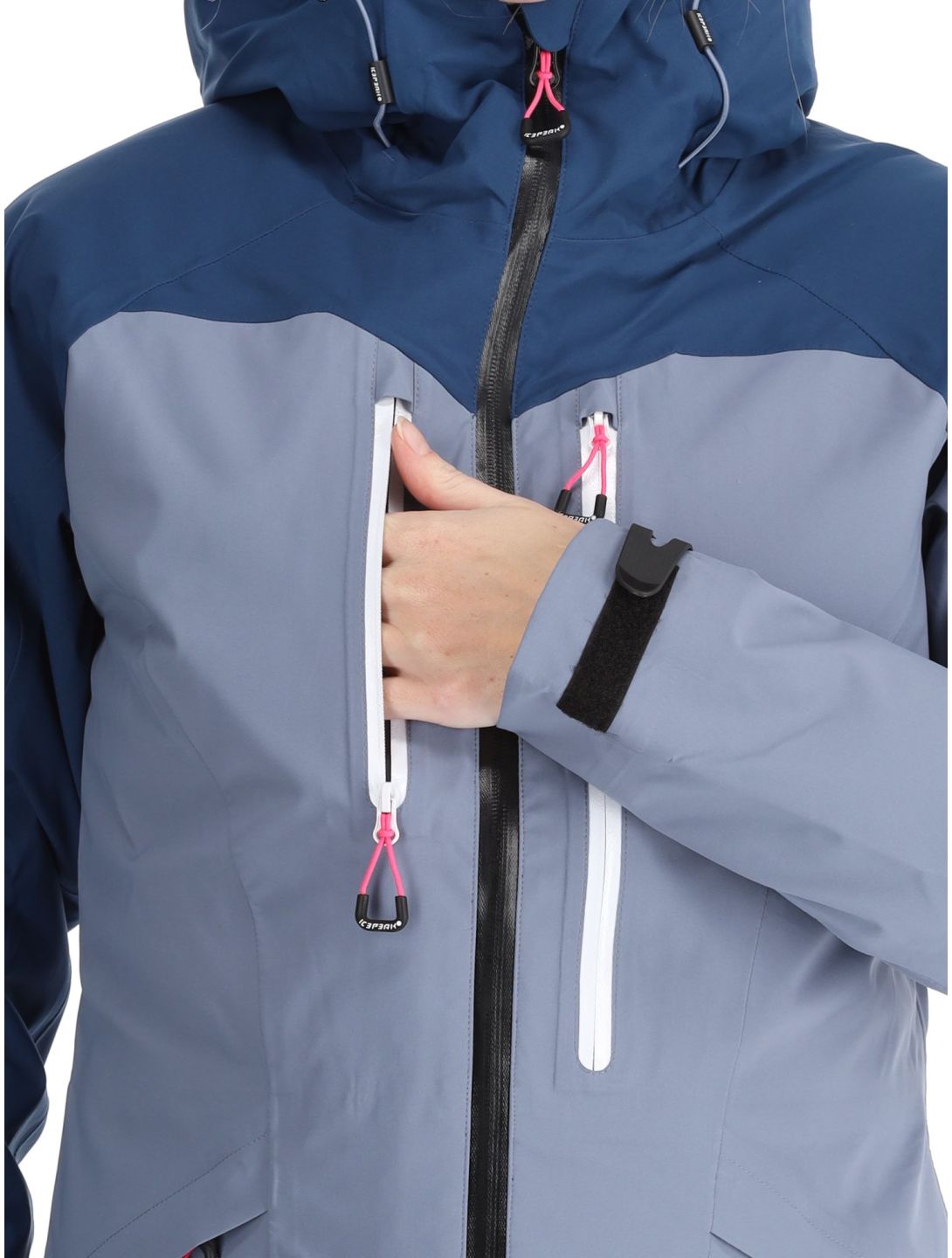 Icepeak, Datteln AB Hardshell jas dames Navy Blue Blauw 