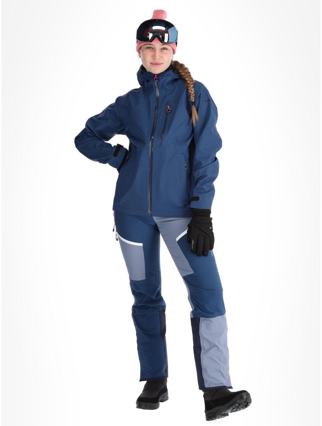 Icepeak, Deblois AB Hardshell jas dames Navy Blue Blauw 