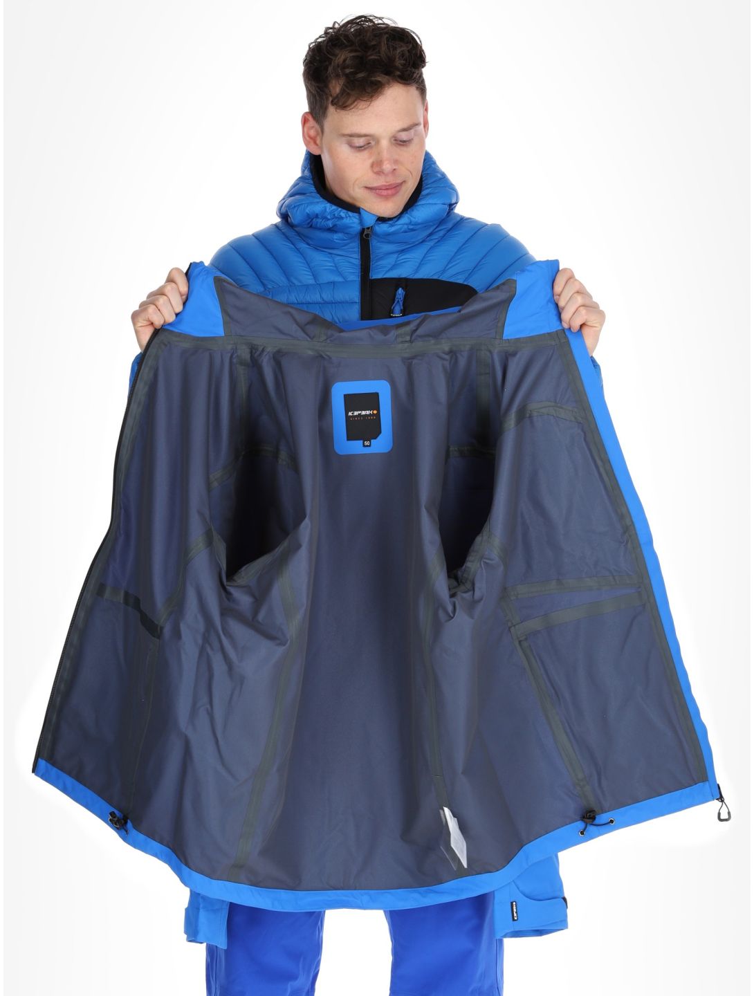 Icepeak, Decatur AB Hardshell jas heren Blue Blauw 