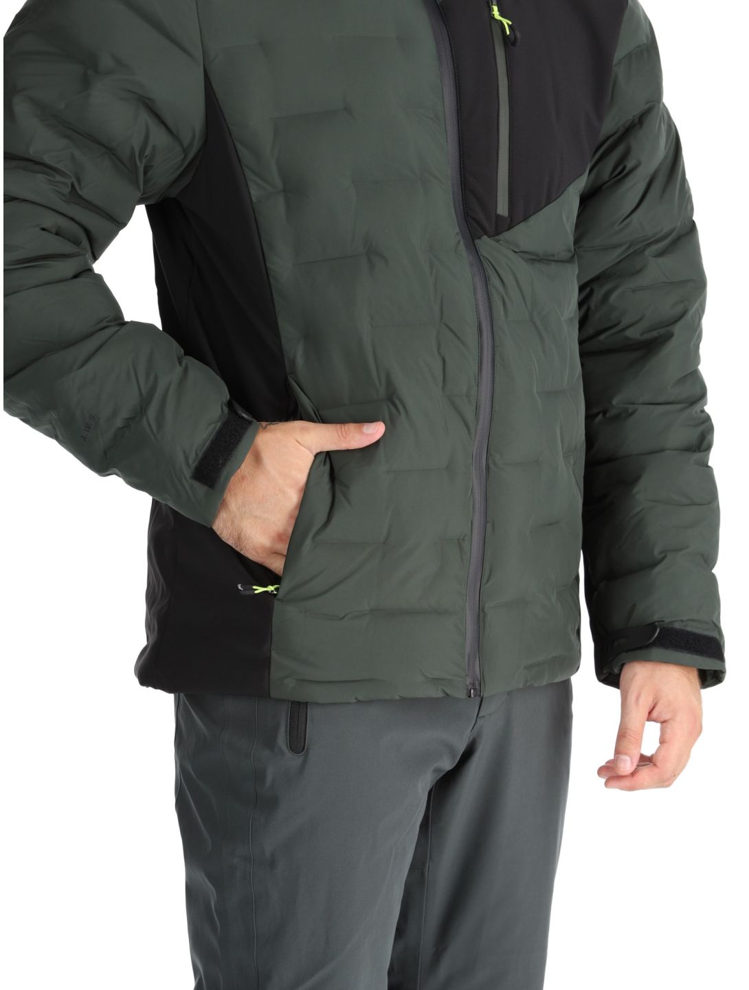 Icepeak, Dickinson AA Jas gevoerd heren Dark Olive Groen 